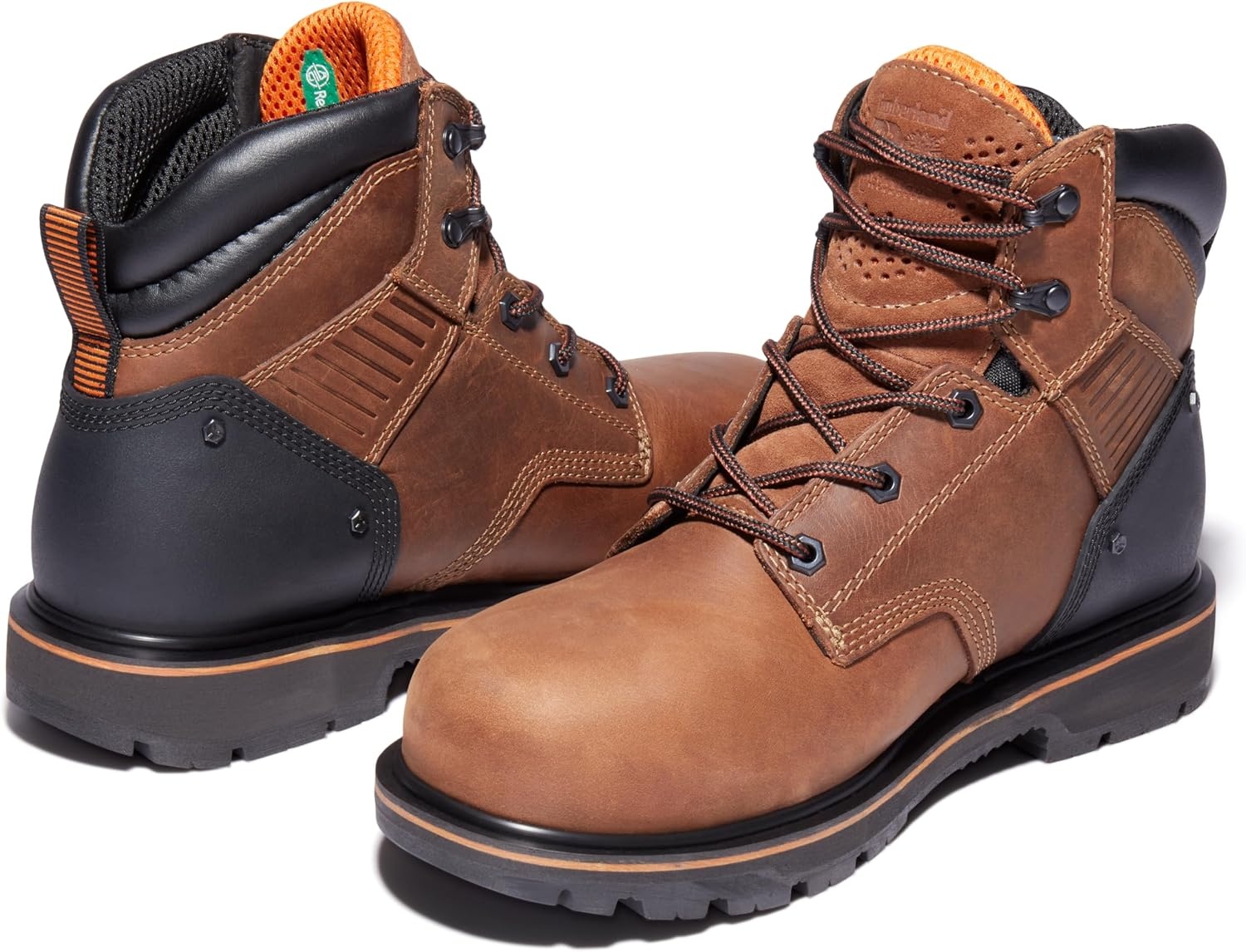 Timberland PRO Men’s Ballast 6in Steel Toe Safety Boots(Gaucho Saddleback V1)