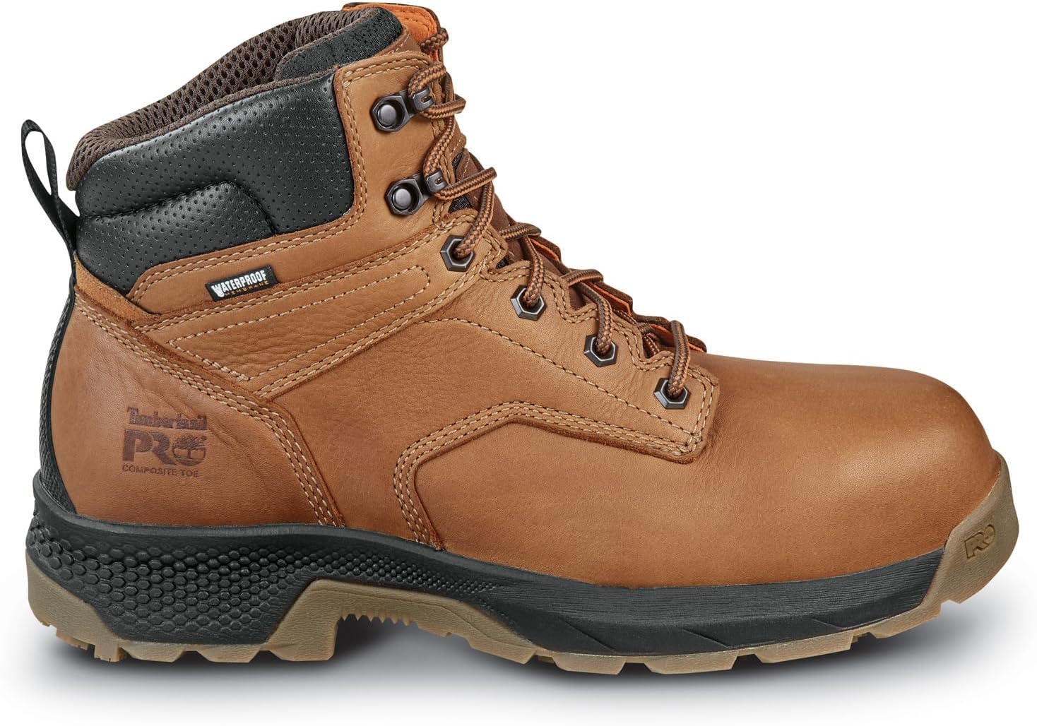 Timberland PRO Mens TiTAN EV MaxTRAX Comp Toe WP SRO Boot(Potting Soil)