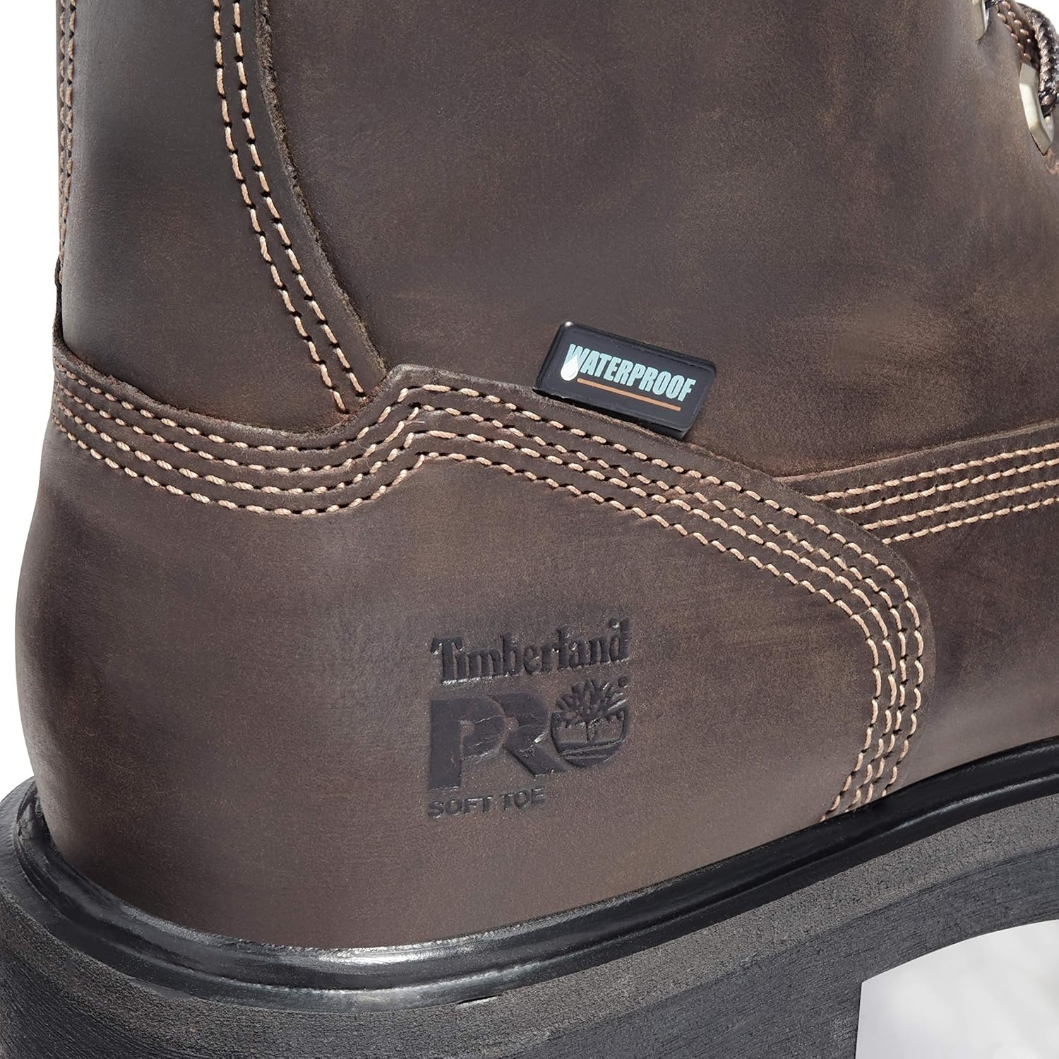 Timberland PRO Men’s 26011 Direct Attach 8″ Soft-Toe(Brown V1)