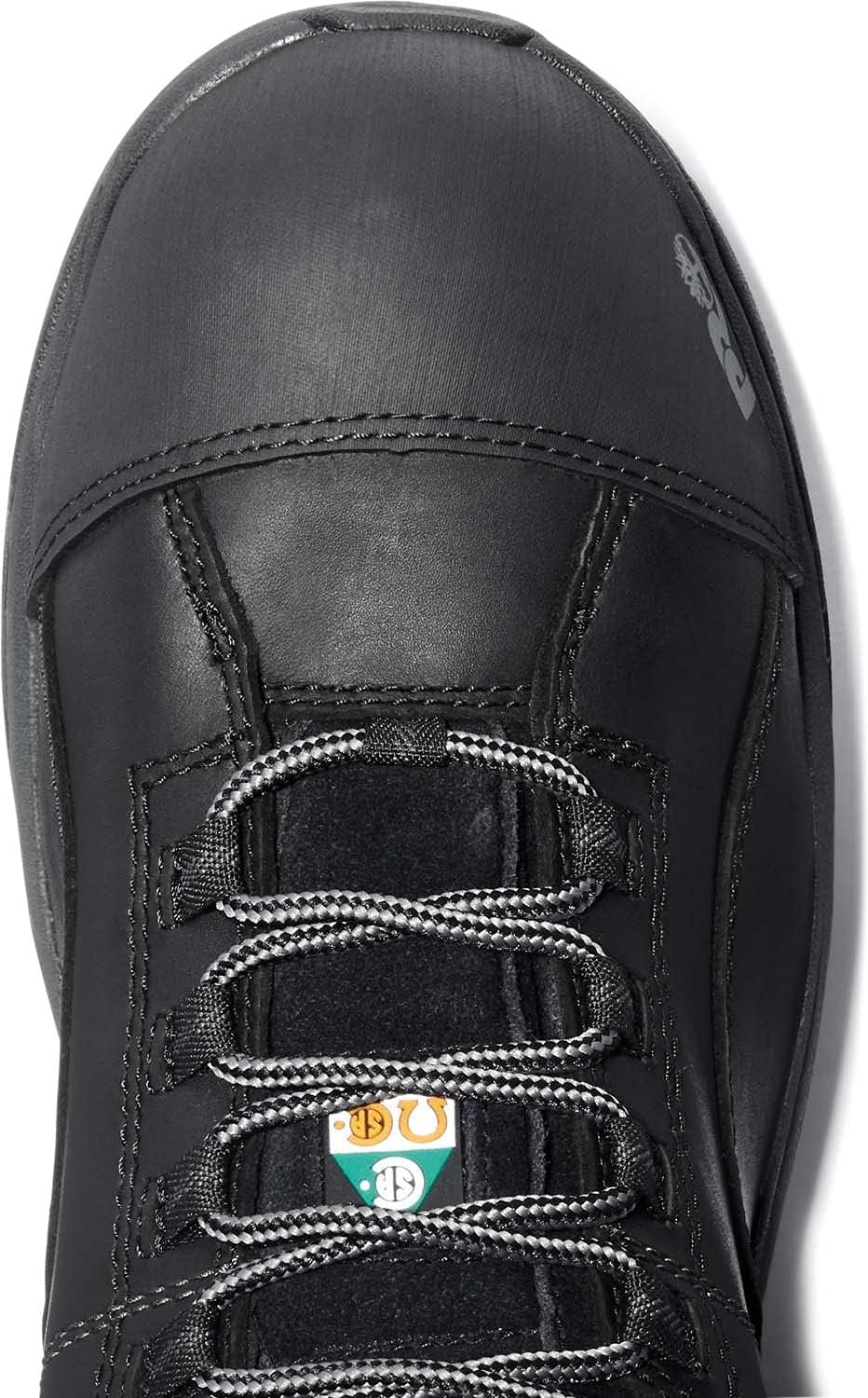 Timberland PRO mens Bosshog 6″ Composite Safety Toe Puncture Resistant Waterproof Industrial Work Boot(Black V1)