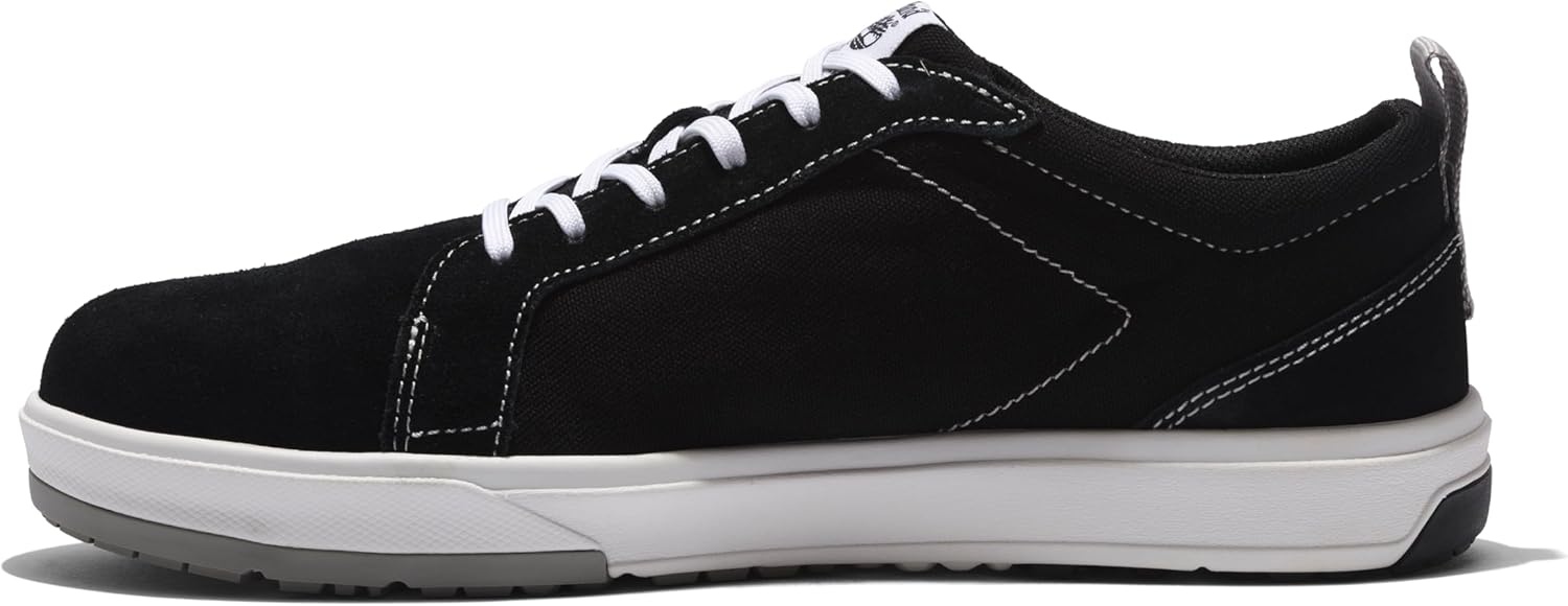 Timberland PRO Men’s Berkley Oxford Composite Safety Toe Work Shoes(Black/White V1)
