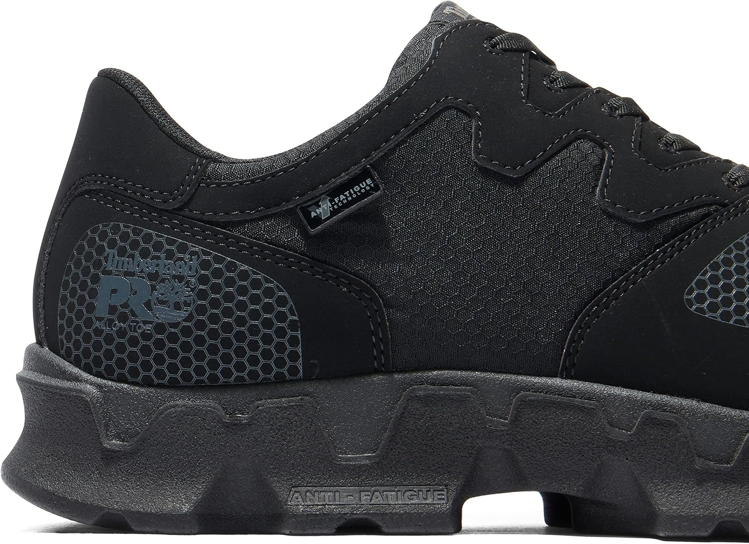 Timberland PRO Men’s Powertrain Alloy Toe ESD Industrial Shoe(Black Synthetic)