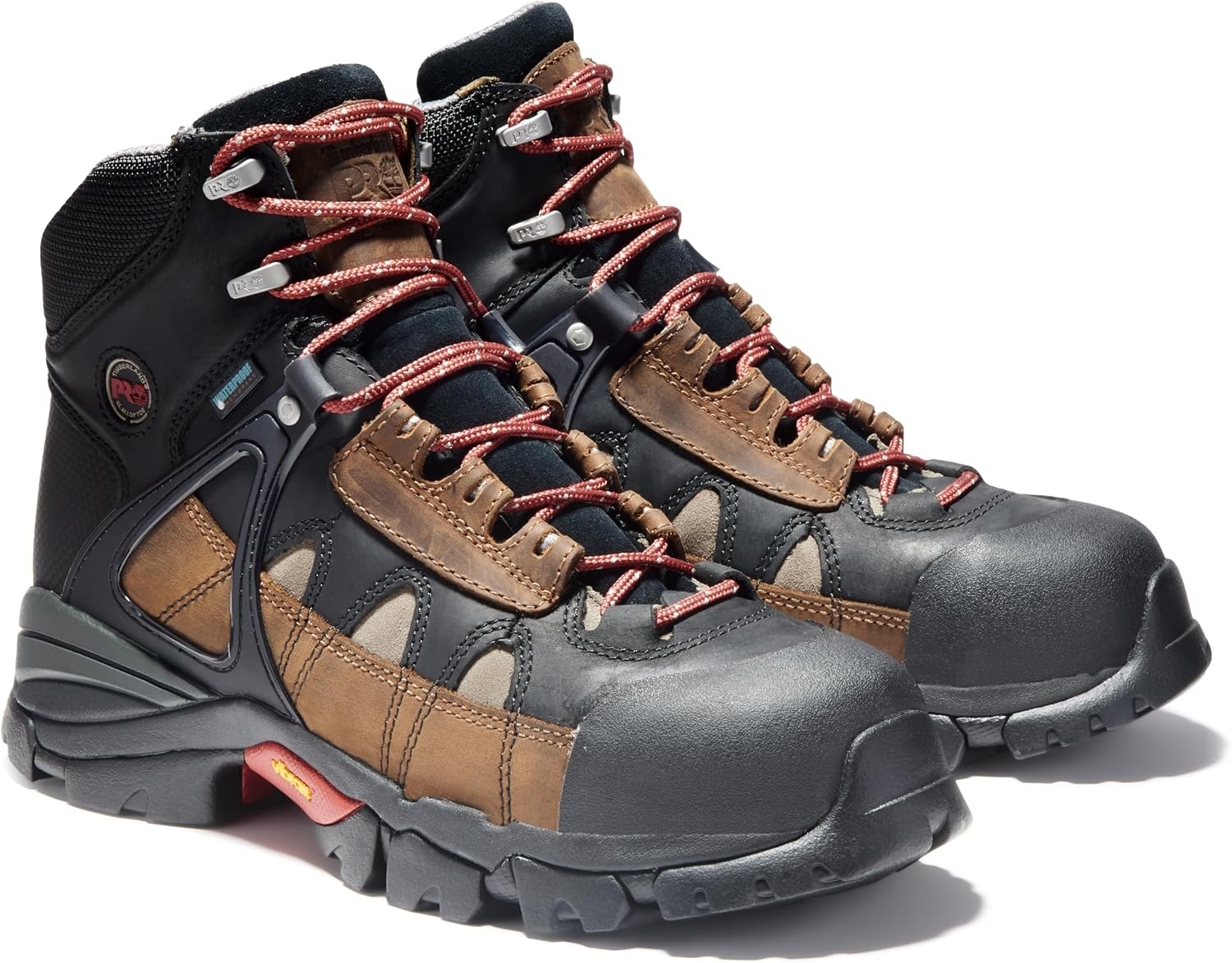 Timberland PRO Men’s Hyperion Waterproof XL Steel-Toe Work Boot(Brown)