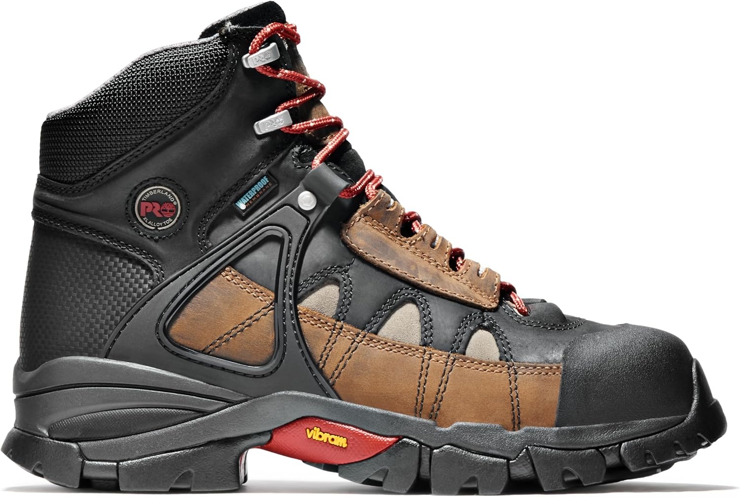Timberland PRO Men’s Hyperion Waterproof XL Steel-Toe Work Boot(Brown)