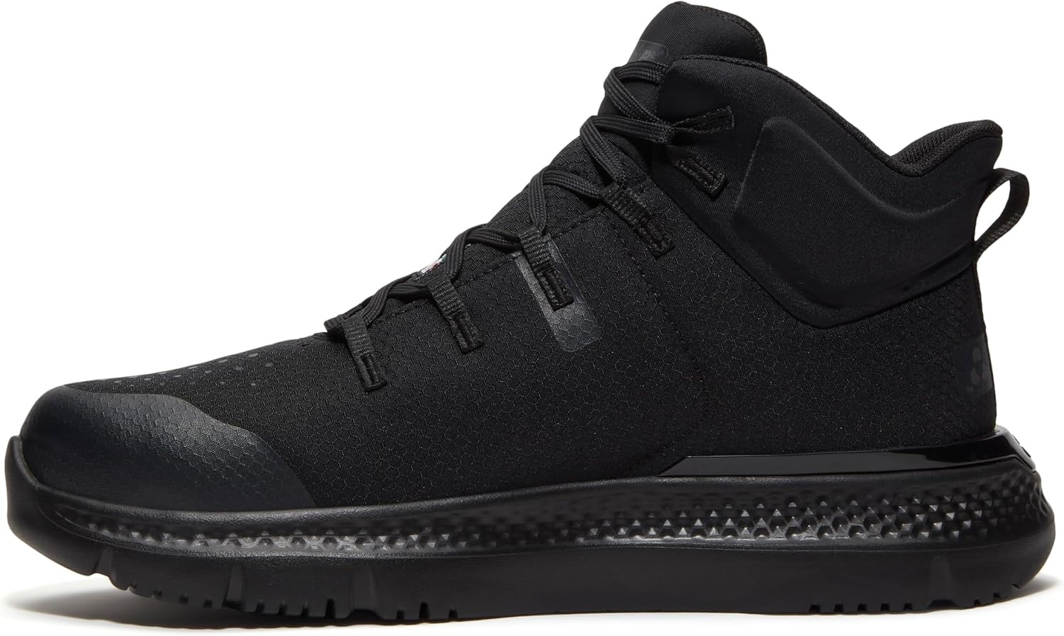 Timberland PRO Men’s Intercept Mid Steel Safety Toe Shoes(Black V1)