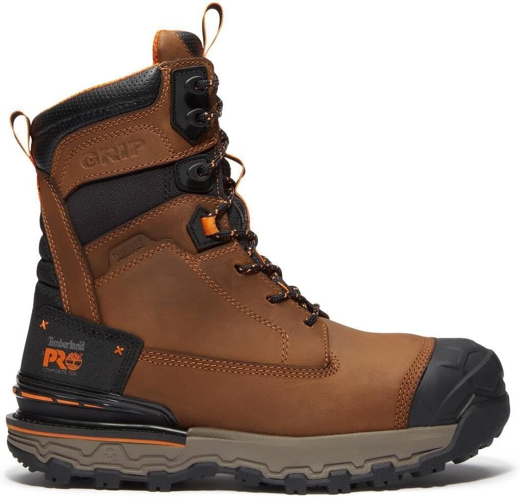 Timberland PRO Boondock Ultralight 8″ Composite Safety Toe Waterproof(Light Brown V1)