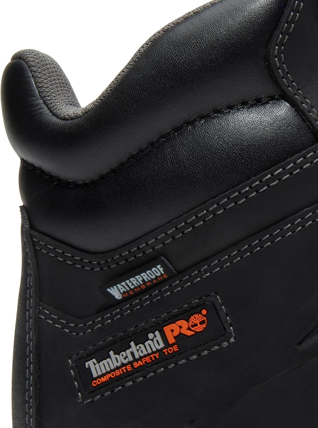 Timberland PRO Men’s Morphix 6 Inch Composite Safety Toe Waterproof Gripmax Slip Resistant Work Boot(Black Leather)