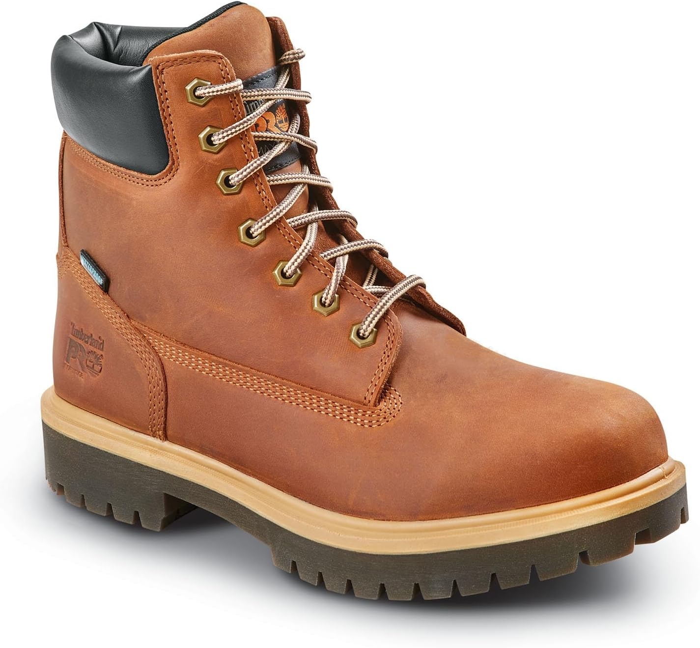 Timberland PRO Men’s 6 Direct Attach MaxTRAX Soft Toe Waterproof Insulated Boot(Glazed Ginger)