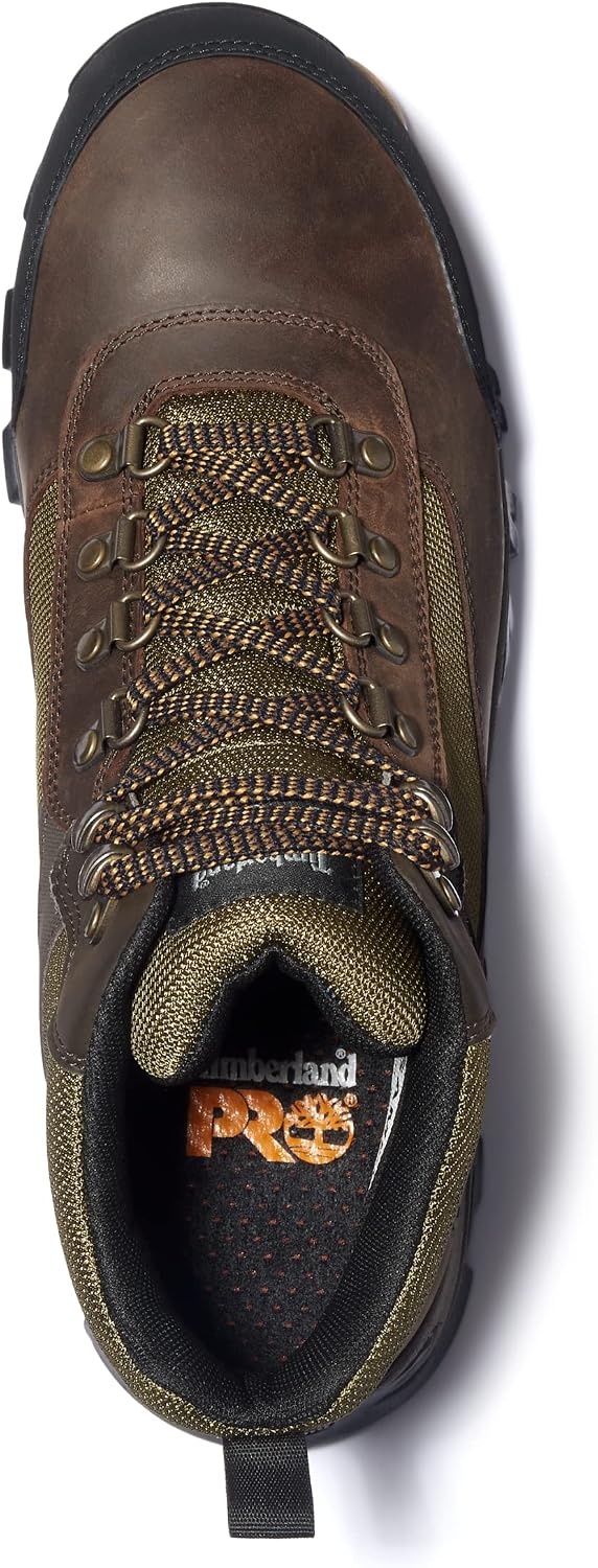 Timberland PRO mens Keele Ridge Steel Safety Toe Waterproof Industrial Hiking(Brown-2024 New)