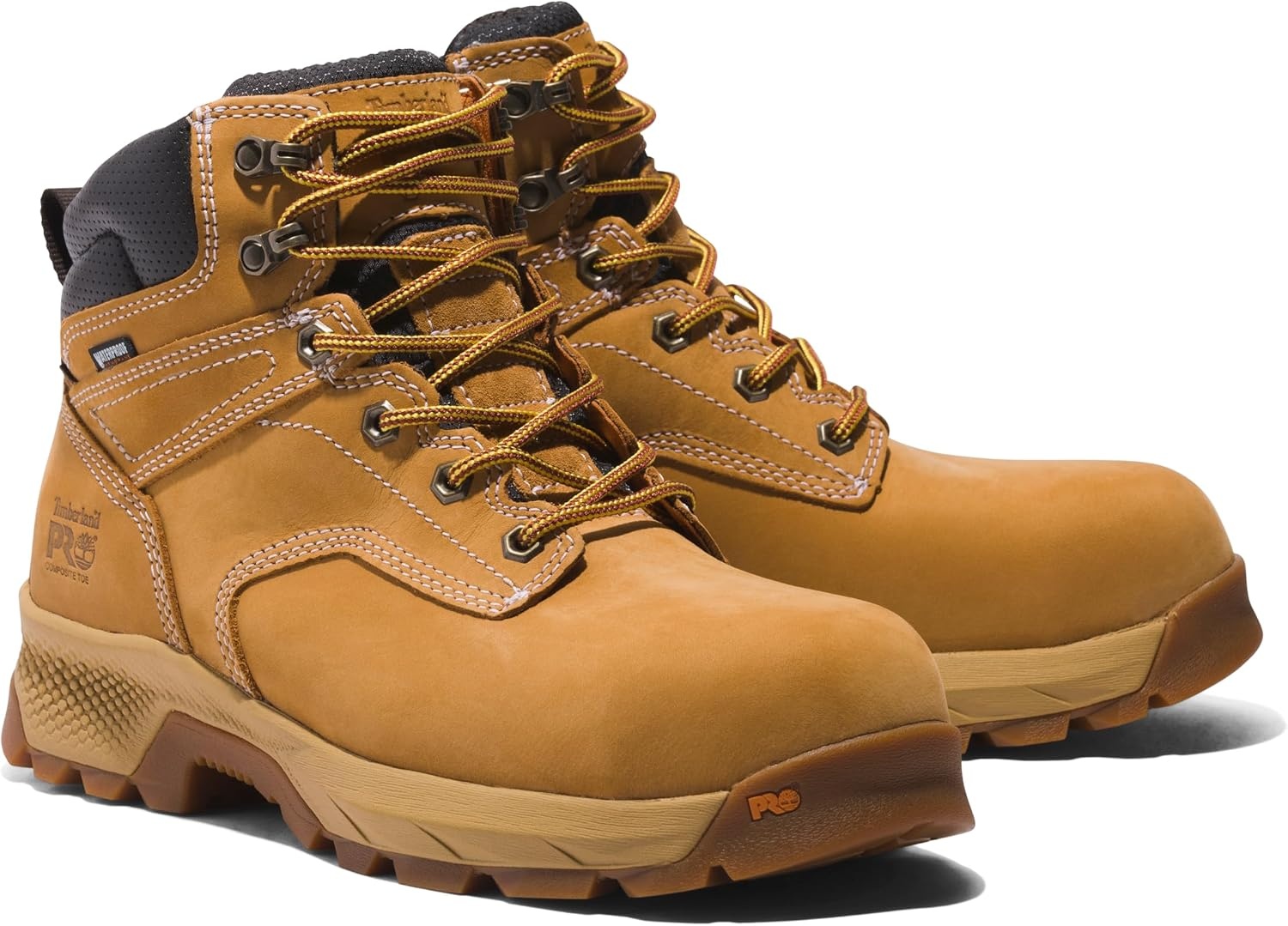 Timberland PRO Men’s Titan Ev 6 Inch Composite Safety Toe Waterproof(Wheat-2024 New)