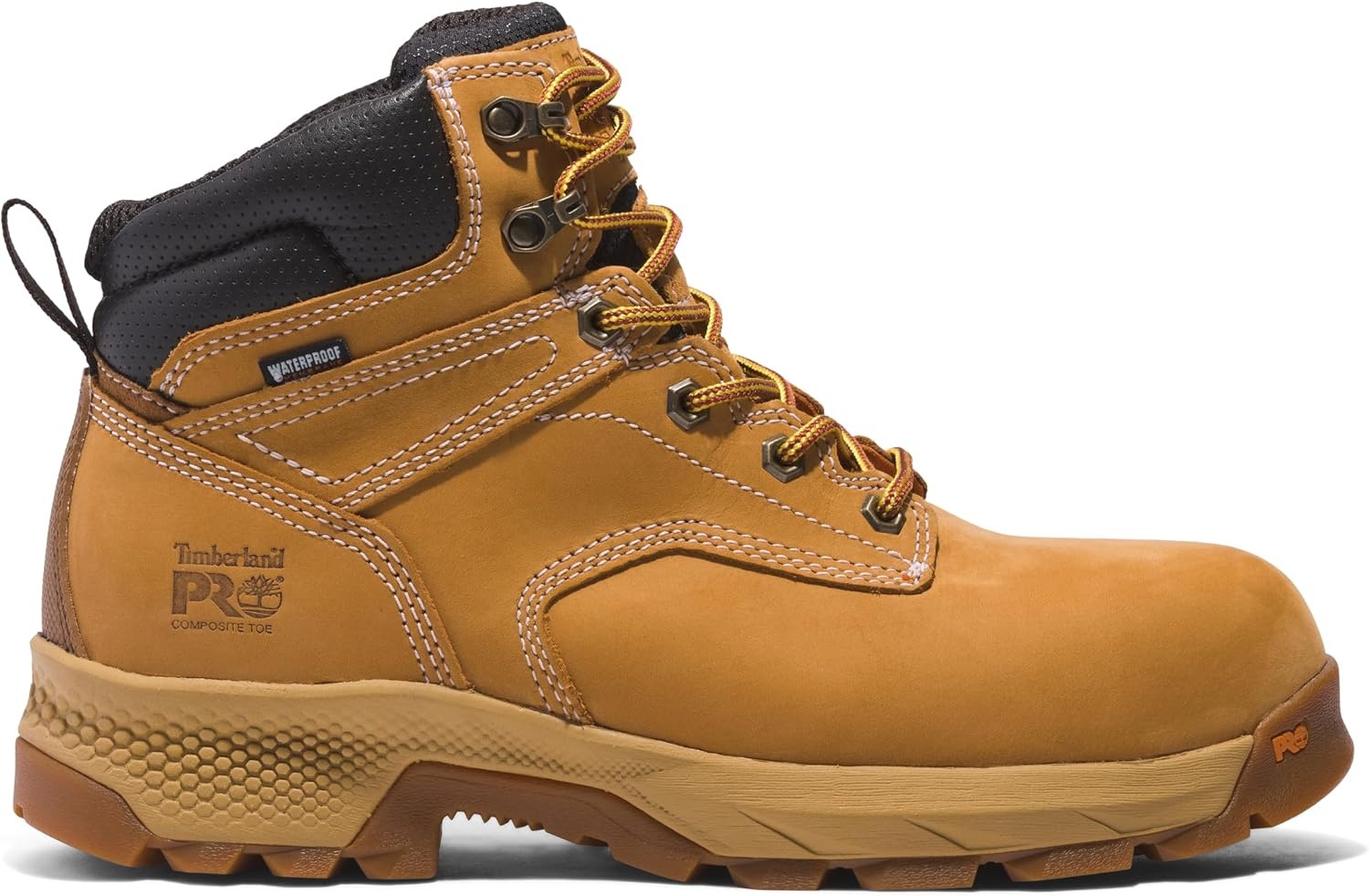 Timberland PRO Men’s Titan Ev 6 Inch Composite Safety Toe Waterproof(Wheat-2024 New)