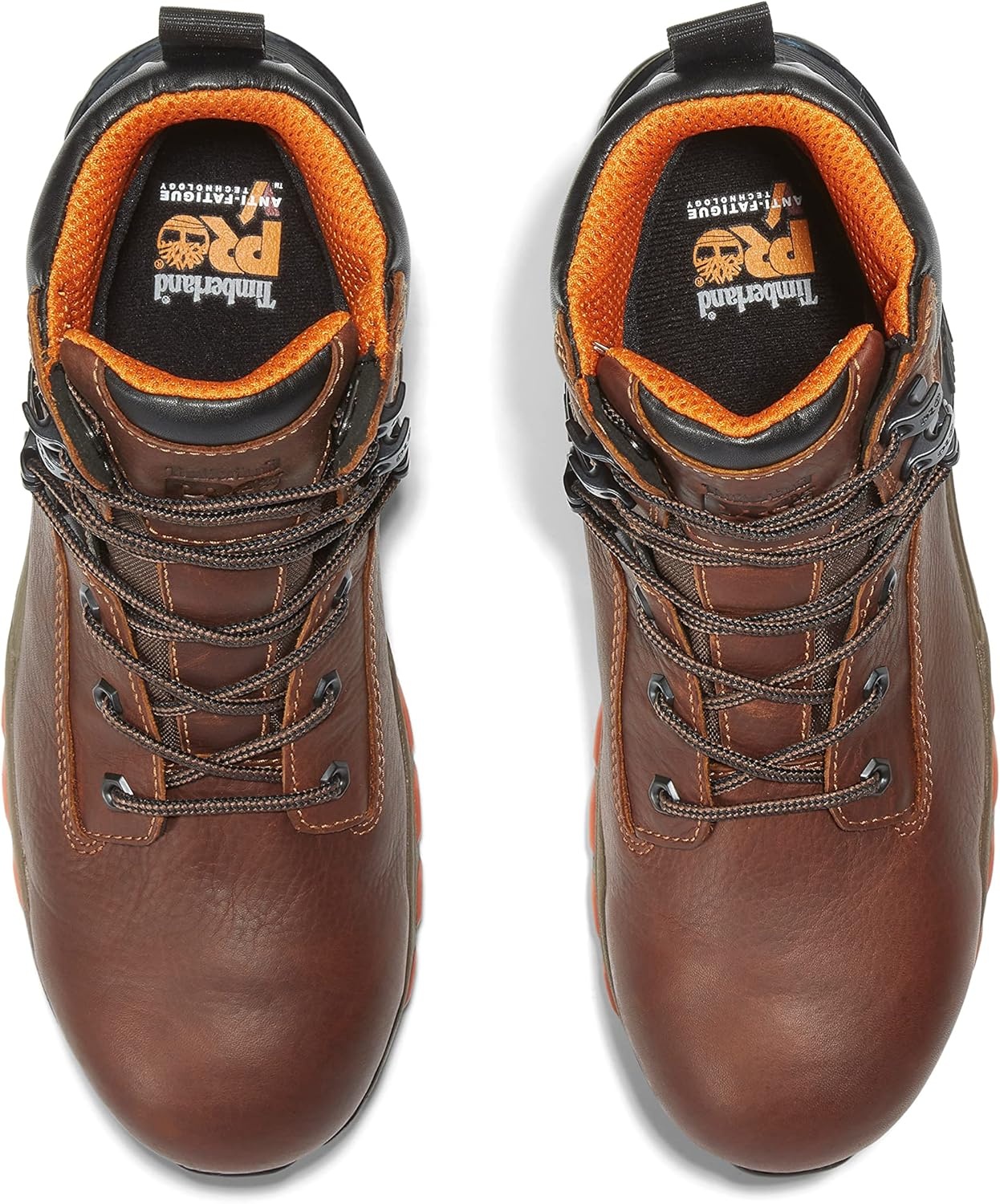 Timberland PRO Men’s Hypercharge 6 Inch Composite Safety Toe Waterproof Industrial Work Boot(Reddish Brown-2024 New)