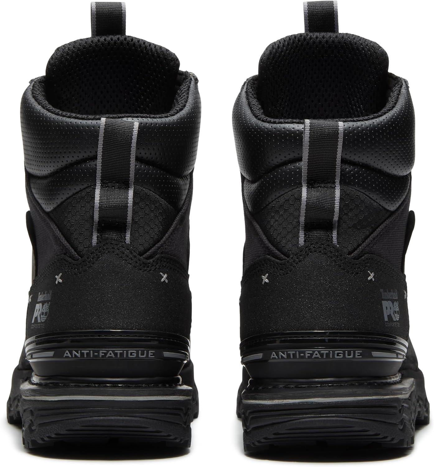 Timberland PRO Men’s 6 Grey/Black Boondock Comp Toe WP SR Boot(Black Full Grain)