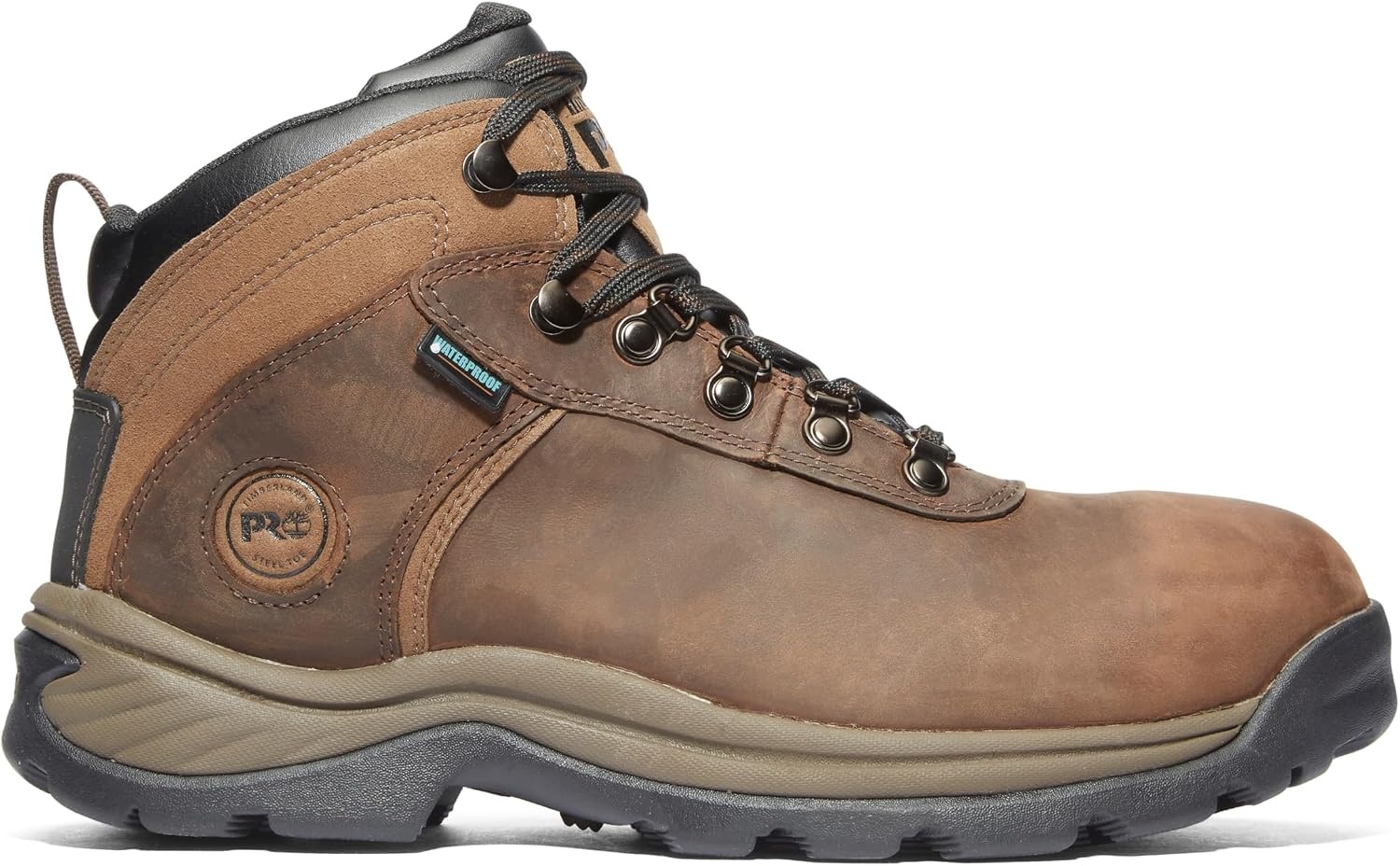 Timberland PRO mens Flume Work Steel Safety Toe Waterproof(Brown-2024 New)