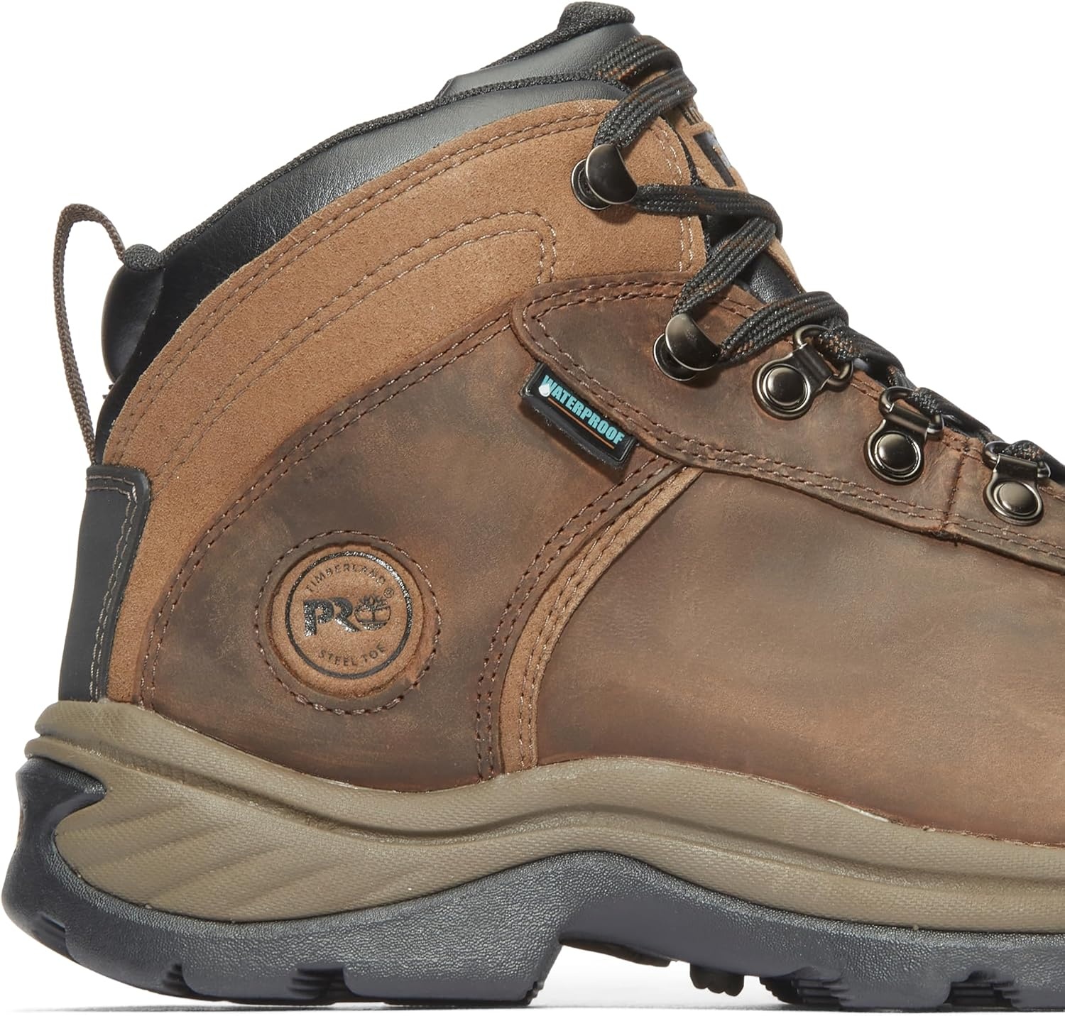 Timberland PRO mens Flume Work Steel Safety Toe Waterproof(Brown-2024 New)