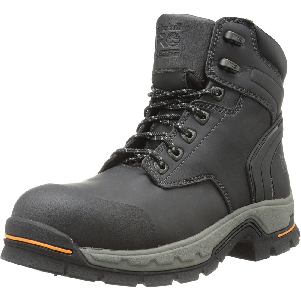 Timberland PRO Men’s 6 Inch Stockdale Grip Max Alloy Toe Work and Hunt Boot(Black V1)