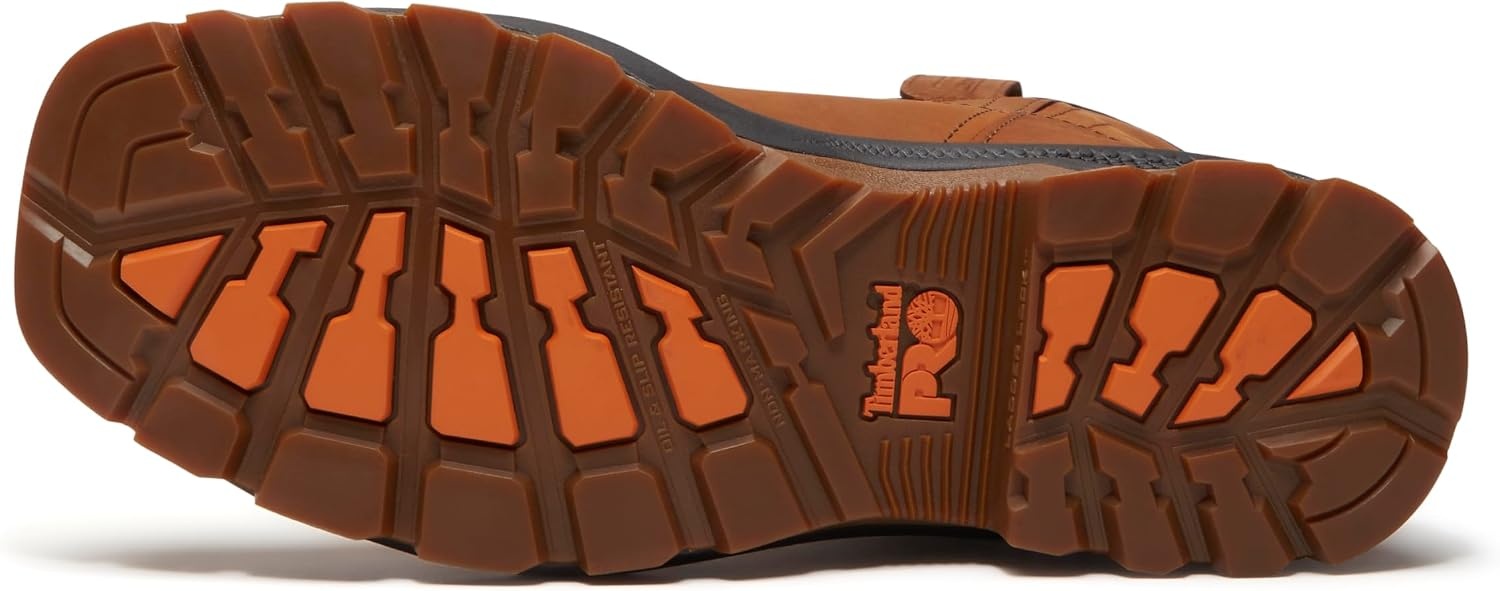 Timberland PRO Titan EV Pull-On Composite Safety Toe Industrial Work Boots(Medium Brown Full Grain)