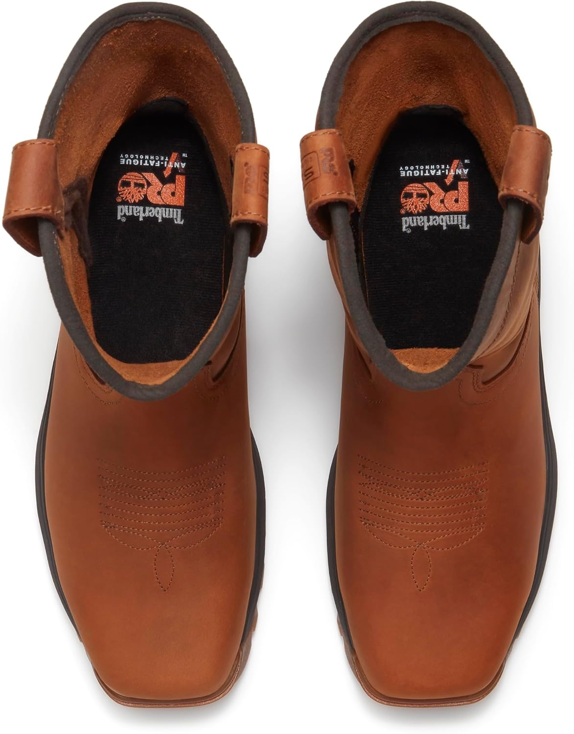 Timberland PRO Titan EV Pull-On Composite Safety Toe Industrial Work Boots(Medium Brown Full Grain)