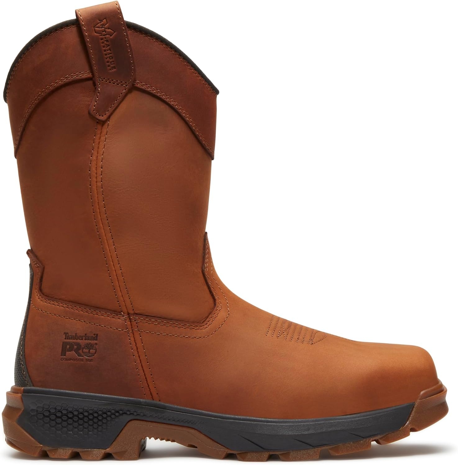 Timberland PRO Titan EV Pull-On Composite Safety Toe Industrial Work Boots(Medium Brown Full Grain)