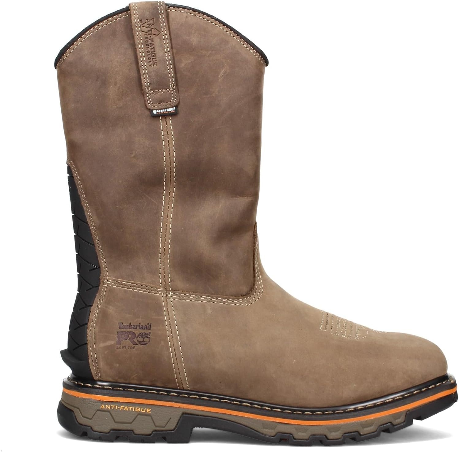 Timberland PRO Men’s True Grit Pull On Soft Toe Waterproof Industrial Western Work Boot, Turkish Coffee-2024 NEW, 10 M US