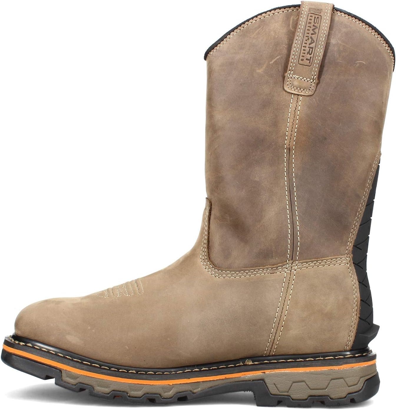 Timberland PRO Men’s True Grit Pull On Soft Toe Waterproof Industrial Western Work Boot, Turkish Coffee-2024 NEW, 10 M US