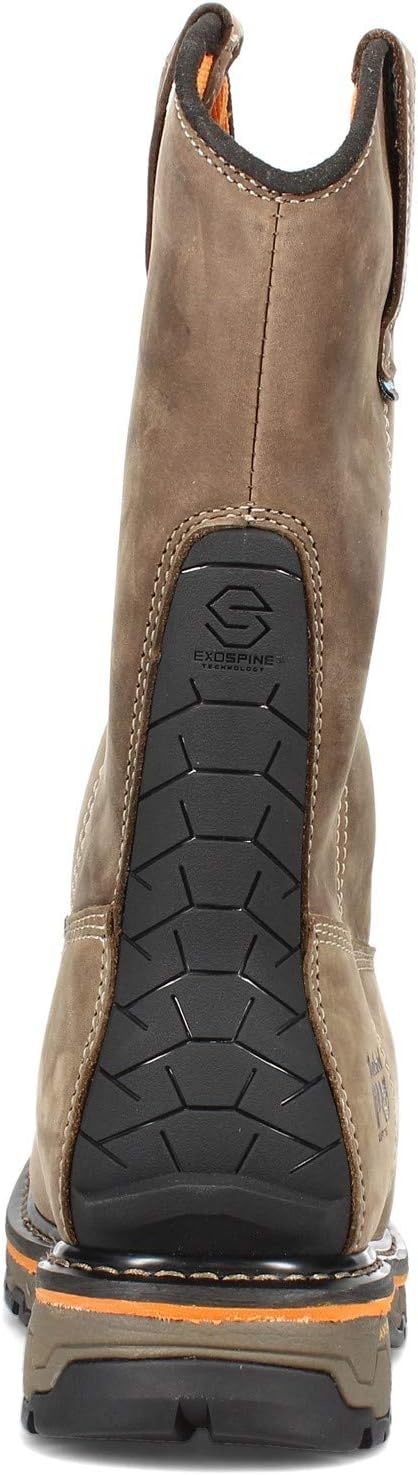 Timberland PRO Men’s True Grit Pull On Soft Toe Waterproof Industrial Western Work Boot, Turkish Coffee-2024 NEW, 10 M US