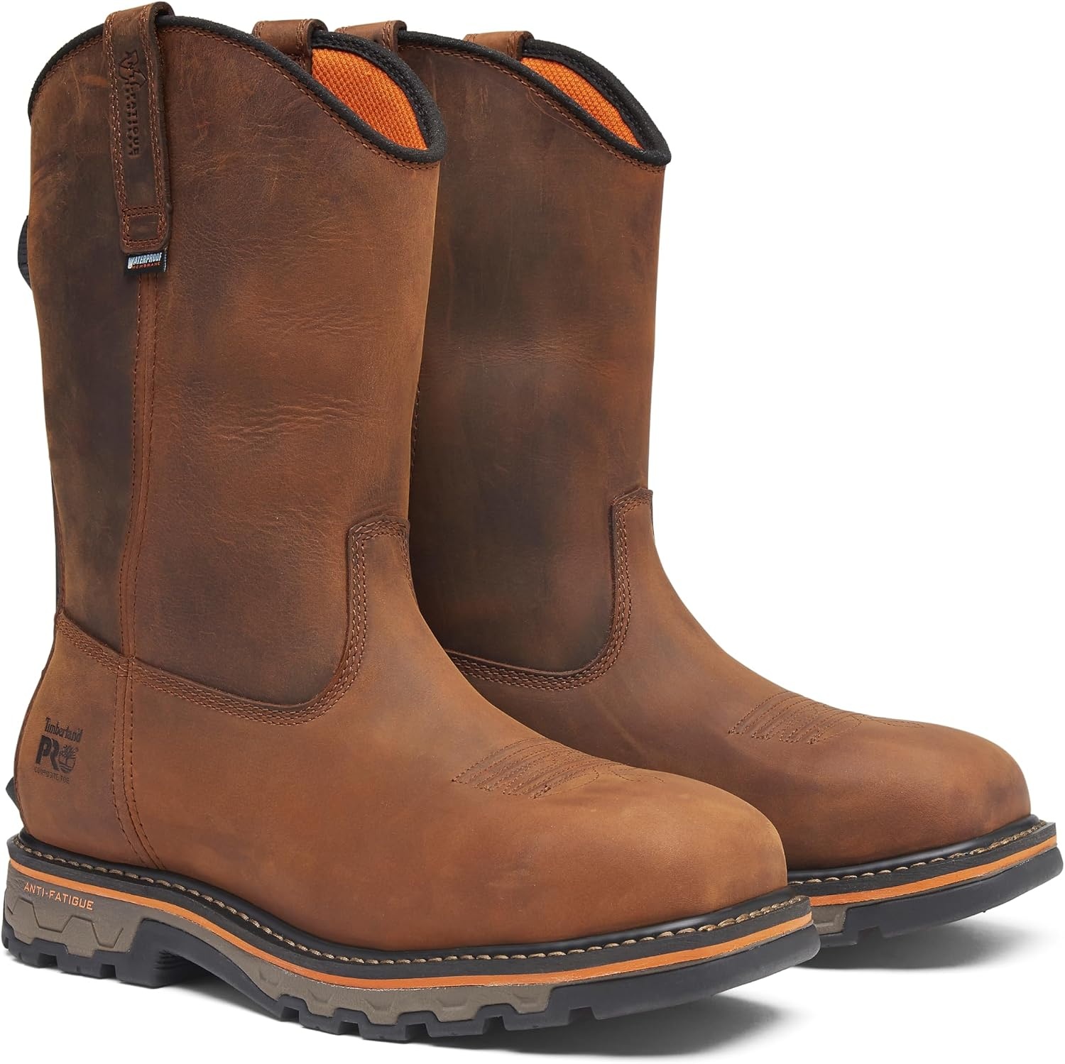 Timberland PRO Mens Medium Brown BOA True Grit Comp Toe WP SR Boot(Earth Bandit Brown V1)