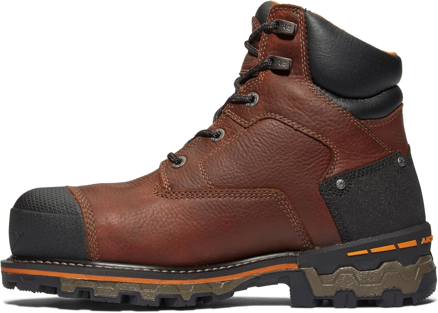 Timberland PRO mens Boondock 6″ Composite Safety Toe Insulated Waterproof Industrial Work Boot(Brown-2024 New)