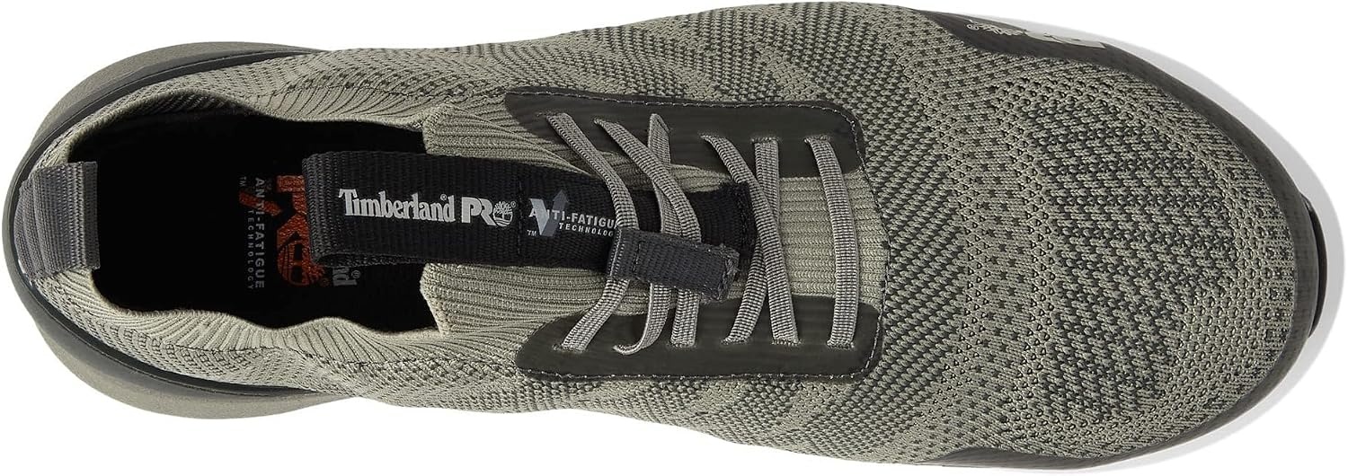 Timberland PRO Mens CSA Radius Knit Composite Safety Toe Puncture Resistant Industrial Athletic Work Shoe(Green/Black 2)