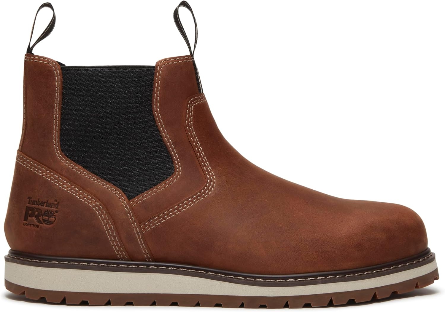 Timberland PRO Irvine Chelsea Wedge Soft Toe(Medium Brown V1)
