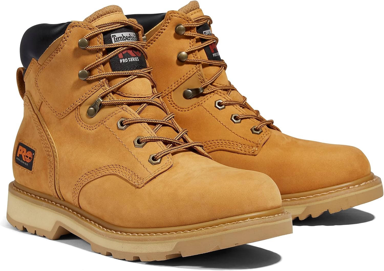 Timberland PRO Men’s Pit Boss 6 Inch Steel Safety Toe Industrial Work Boot(Wheat-2024 New)