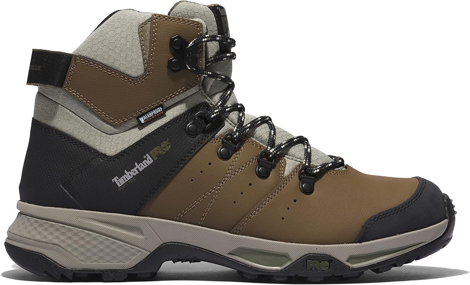Timberland PRO Switchback 6″ Composite Safety Toe Waterproof(Brown/Green)
