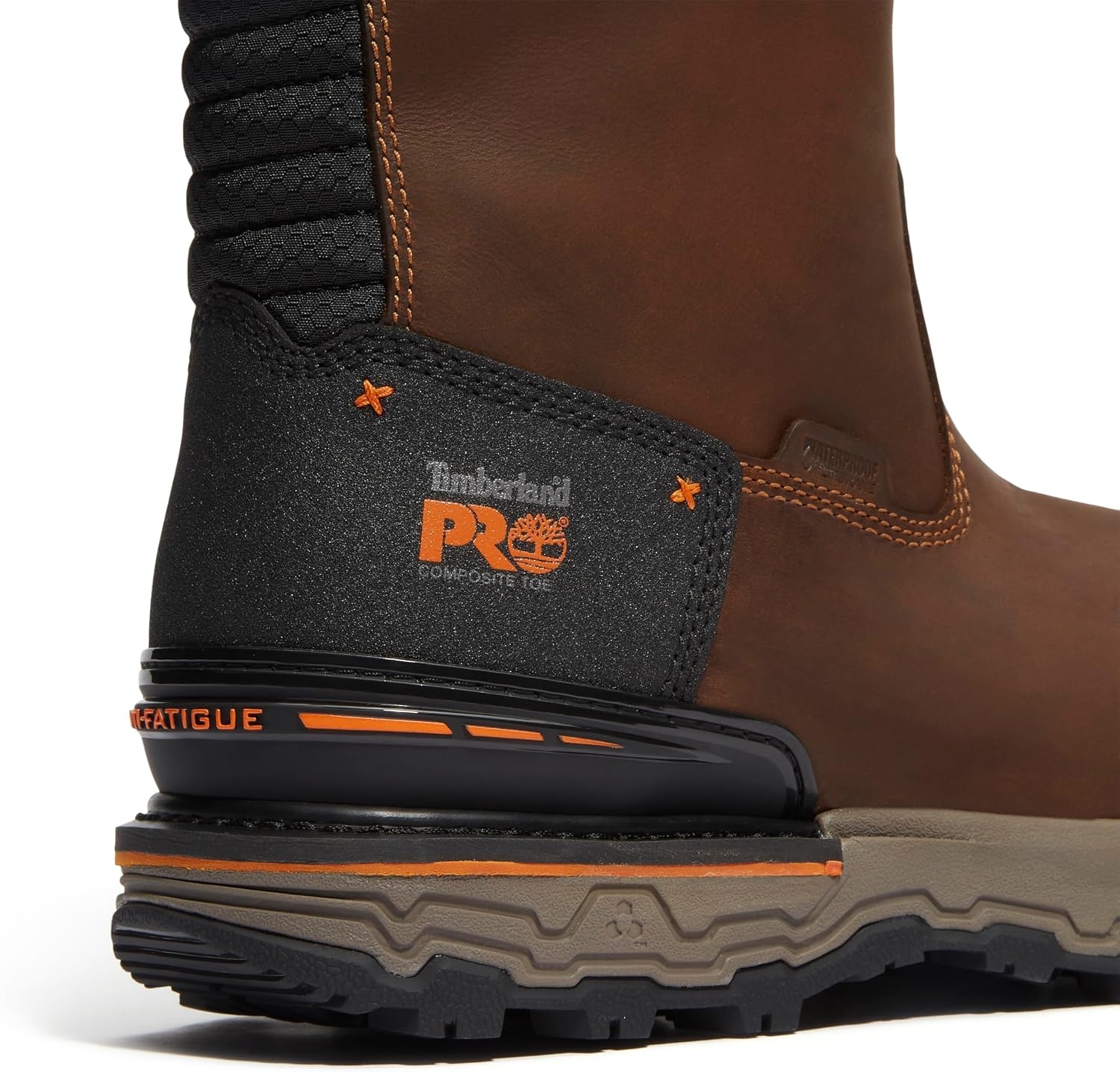 Timberland PRO Men’s Medium Brown Boondock Ultralight Composite Toe Waterproof Slip-Resistant Wellington(Medium Brown V1)