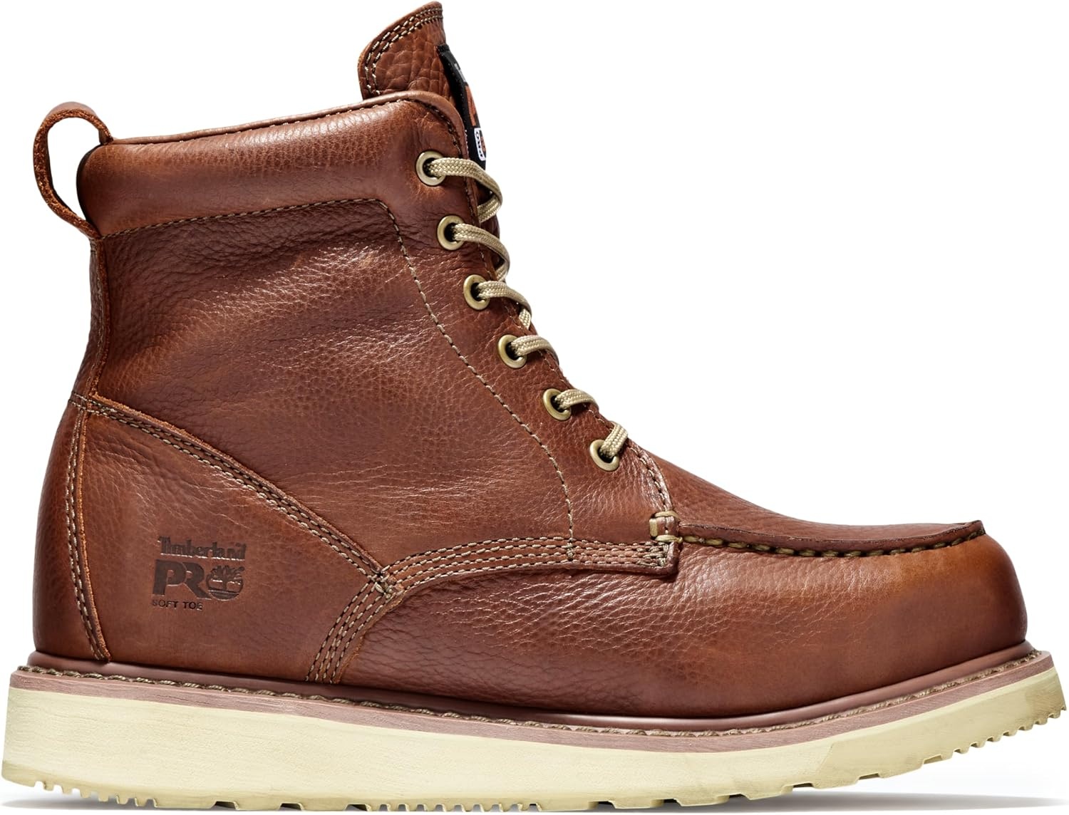 Timberland PRO Unisex Adult Pro Wedge 6 Inch Soft Toe Work Boots(Rust)