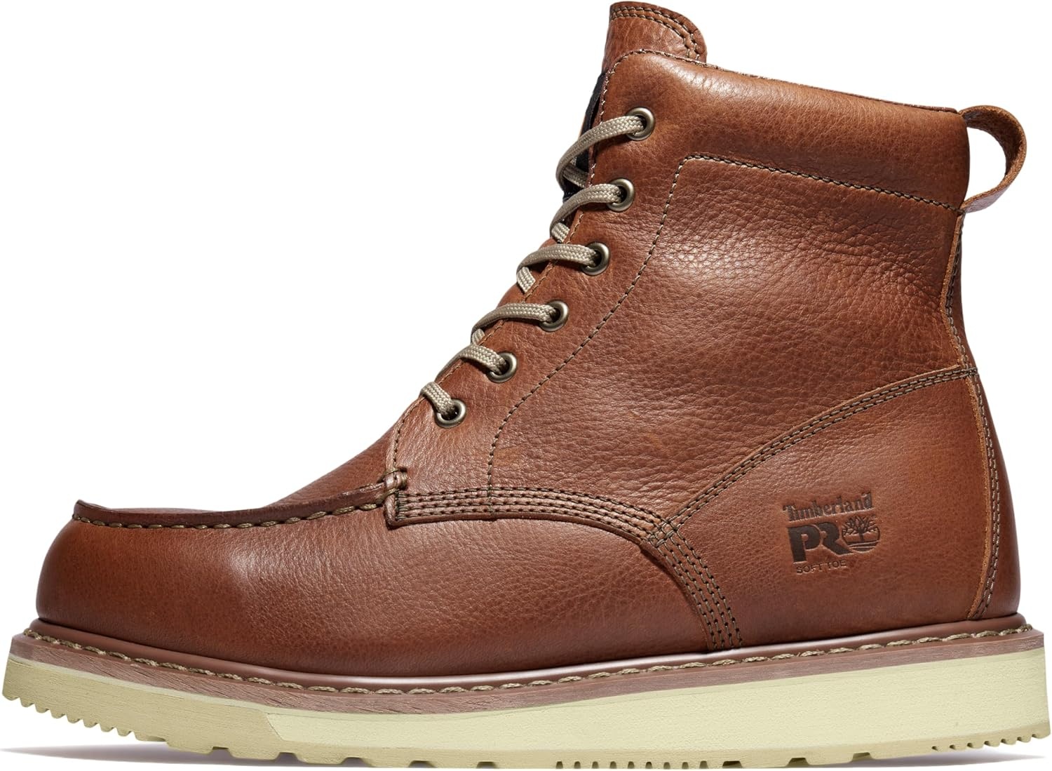 Timberland PRO Unisex Adult Pro Wedge 6 Inch Soft Toe Work Boots(Rust)