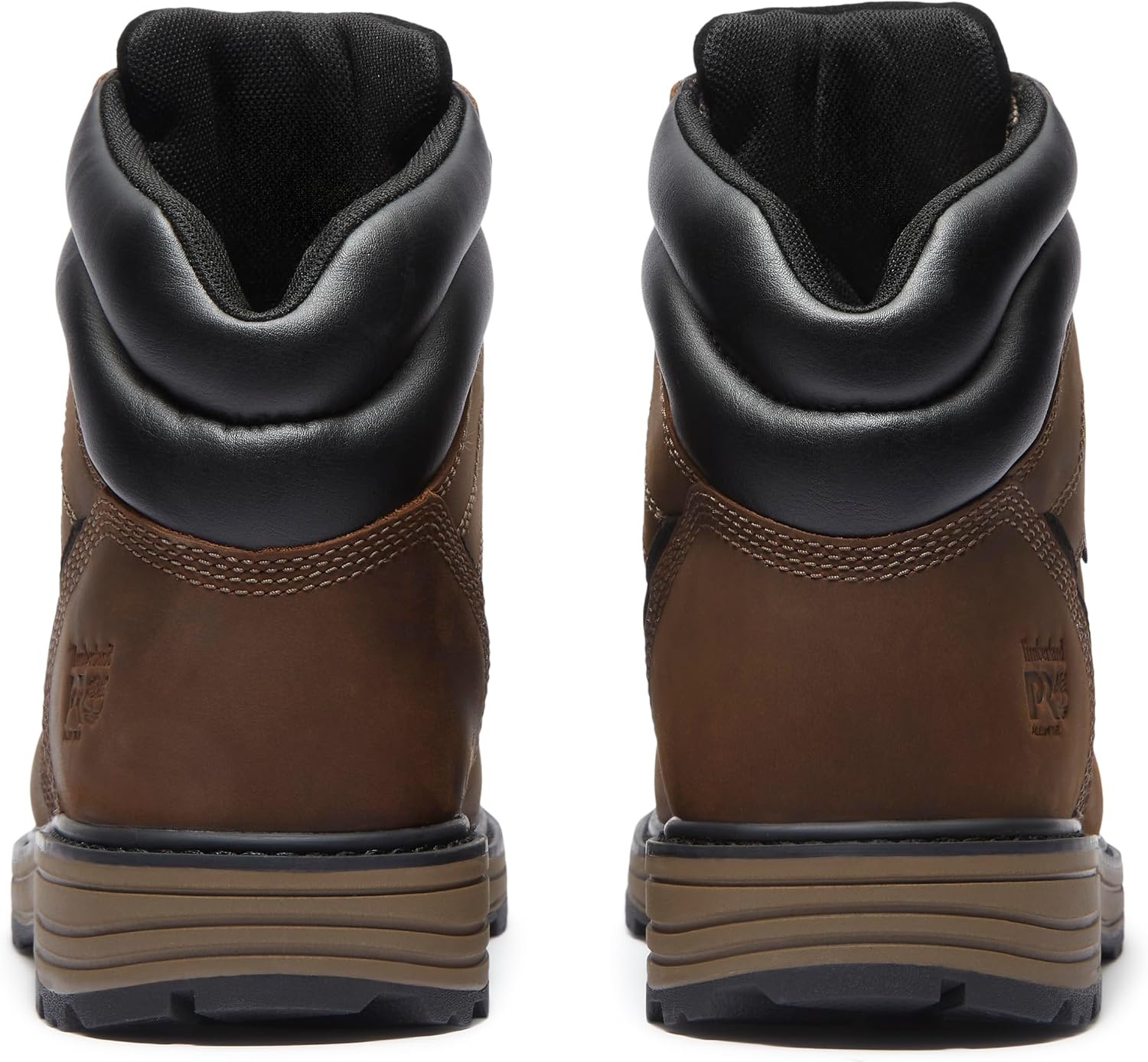 Timberland PRO Titan Tasker 6 Inch Alloy Safety Toe Waterproof Industrial Work Boots(Dark Brown Full Grain)