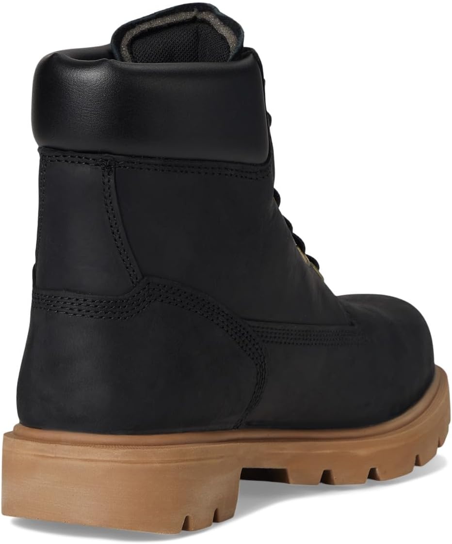 Timberland PRO unisex-adult Sawhorse 6 Inch Composite Safety Toe(Black/Gum)