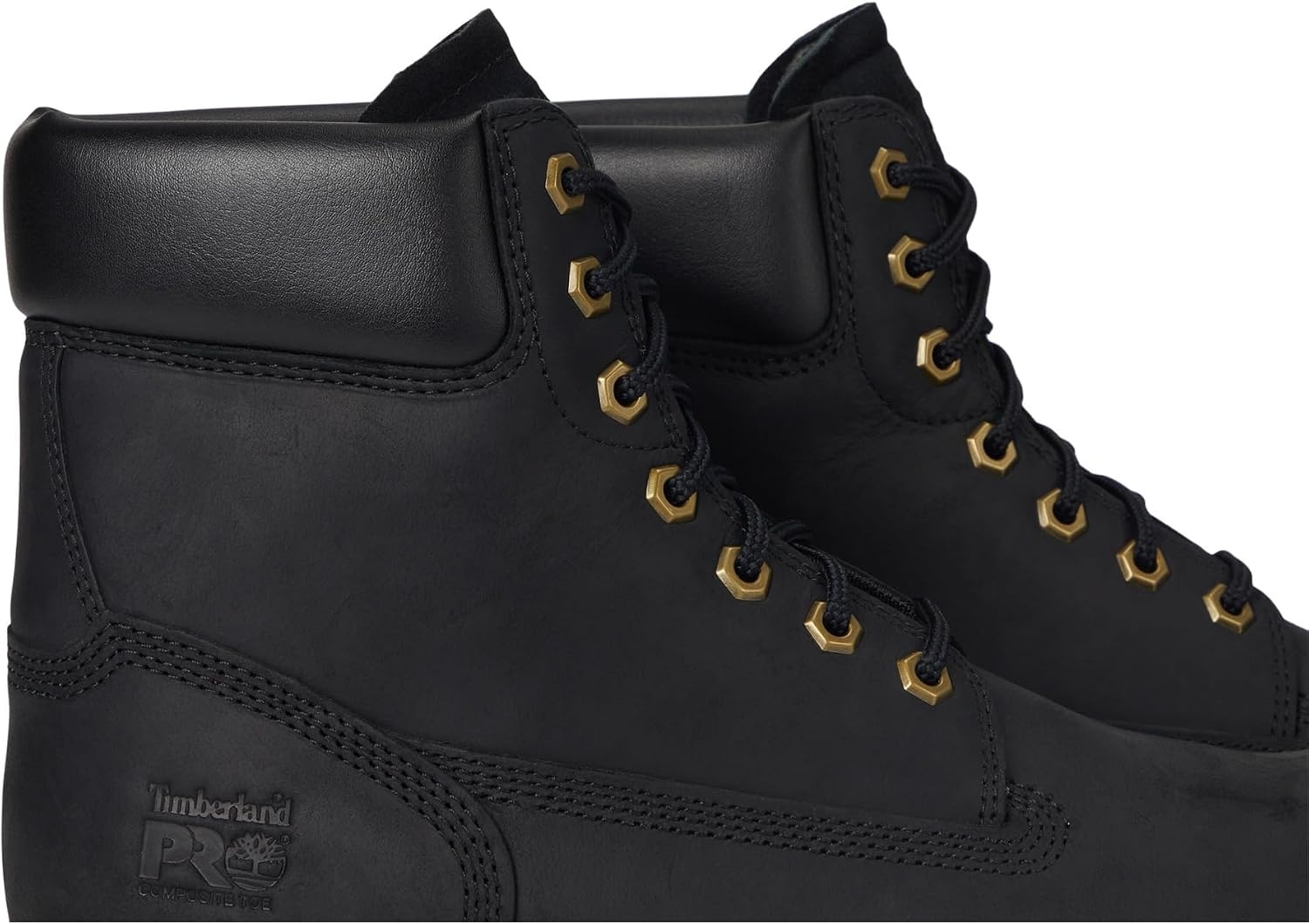 Timberland PRO unisex-adult Sawhorse 6 Inch Composite Safety Toe(Black/Gum)