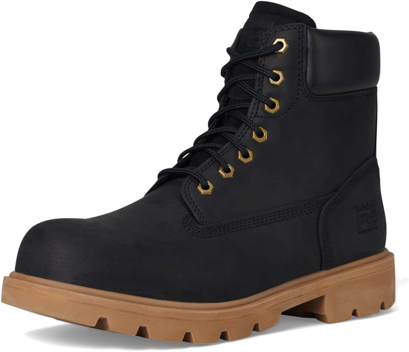 Timberland PRO unisex-adult Sawhorse 6 Inch Composite Safety Toe(Black/Gum)