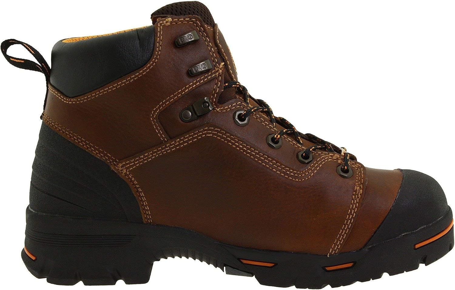 Timberland PRO Men’s Endurance 6 Inch Steel Safety Toe Puncture Resistant Waterproof Industrial Work Boot(Brown V1)