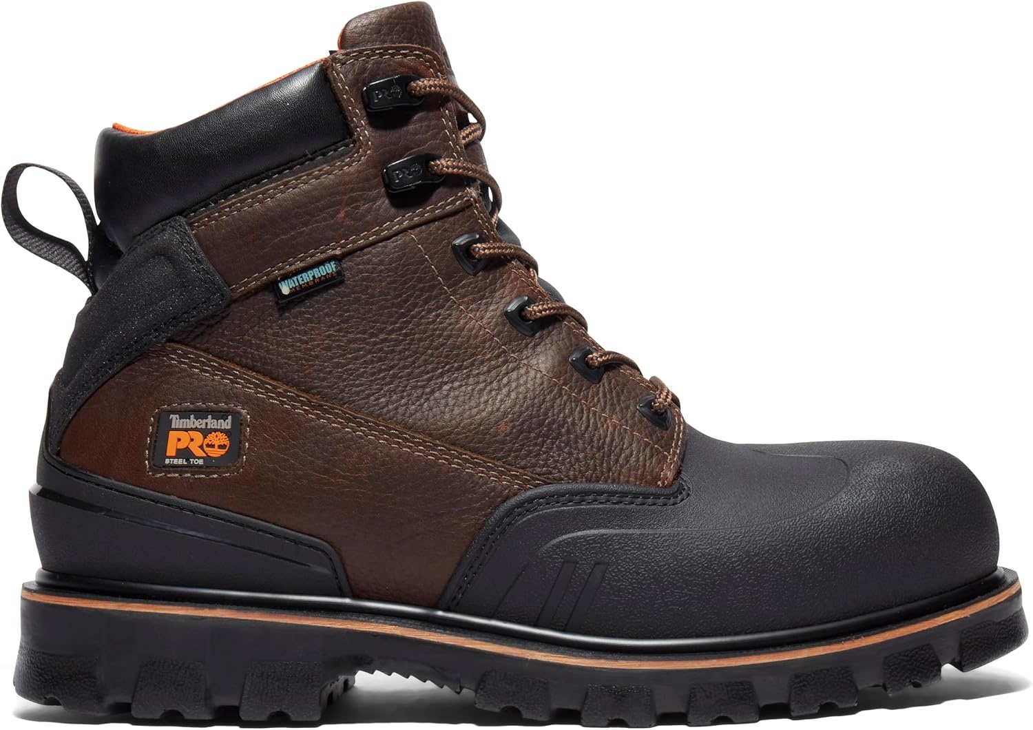 Timberland PRO Men’s 6 Inch Rigmaster XT Steel-Toe Waterproof Work Boot(Brown – 2024 New)