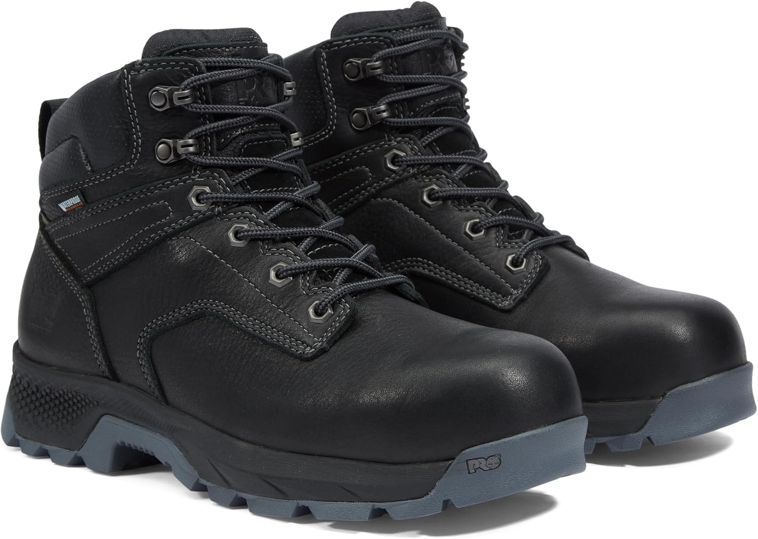 Timberland PRO Men’s Titan Ev 6 Inch Composite Safety Toe Waterproof(Black Rustler-2024 New)