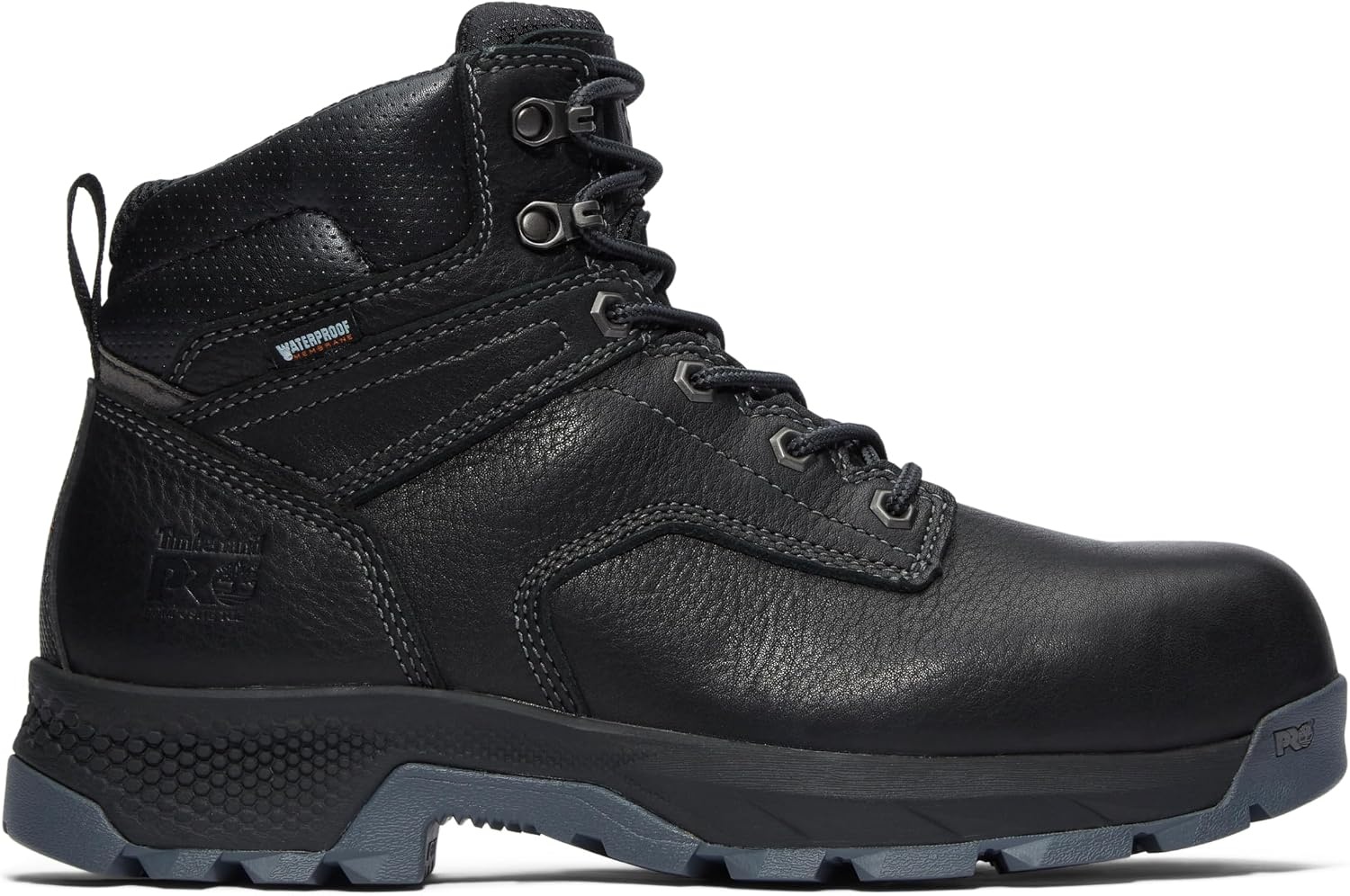 Timberland PRO Men’s Titan Ev 6 Inch Composite Safety Toe Waterproof(Black Rustler-2024 New)