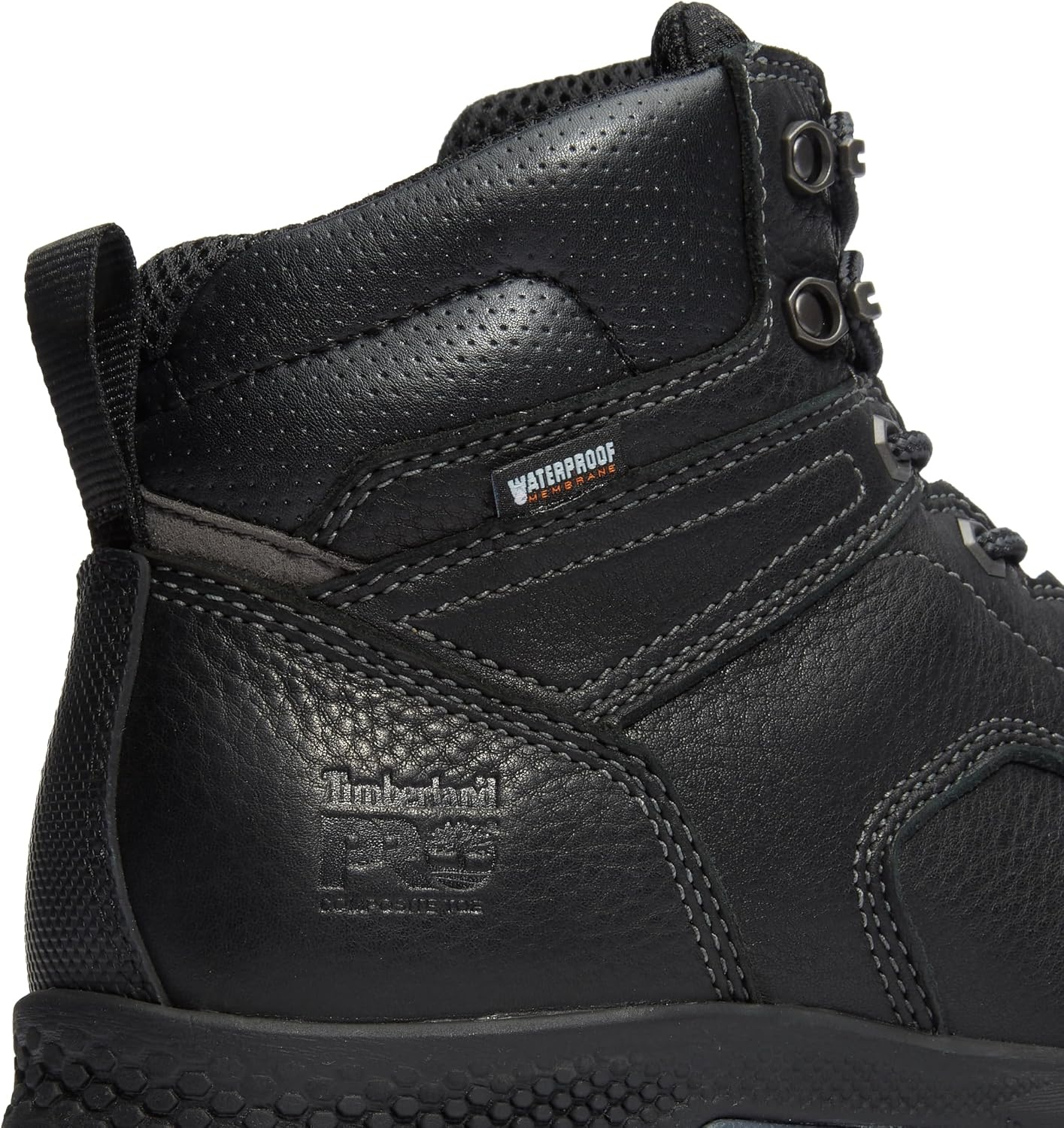 Timberland PRO Men’s Titan Ev 6 Inch Composite Safety Toe Waterproof(Black Rustler-2024 New)