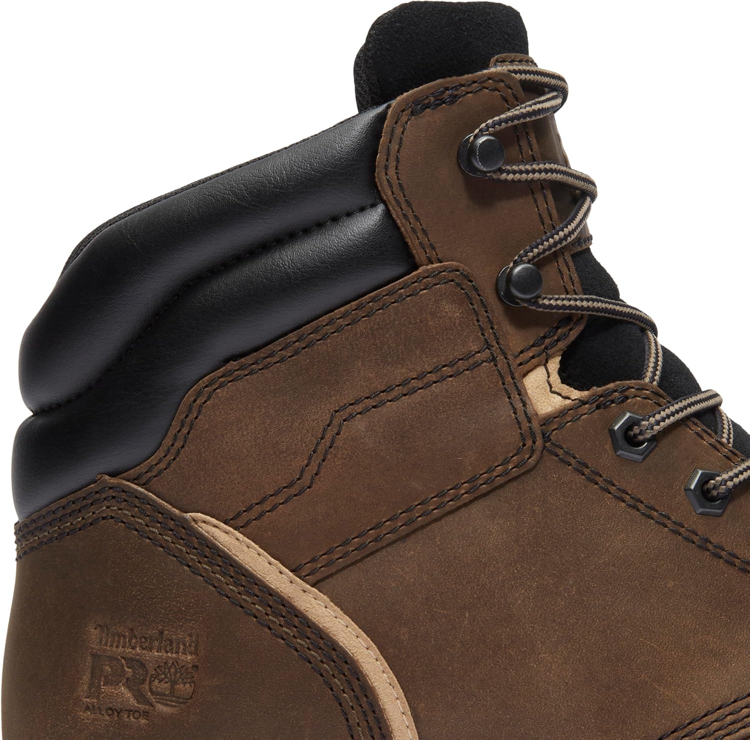 Timberland PRO Titan Tasker 6 Inch Alloy Safety Toe Industrial Work Boots(Medium Brown Full Grain)