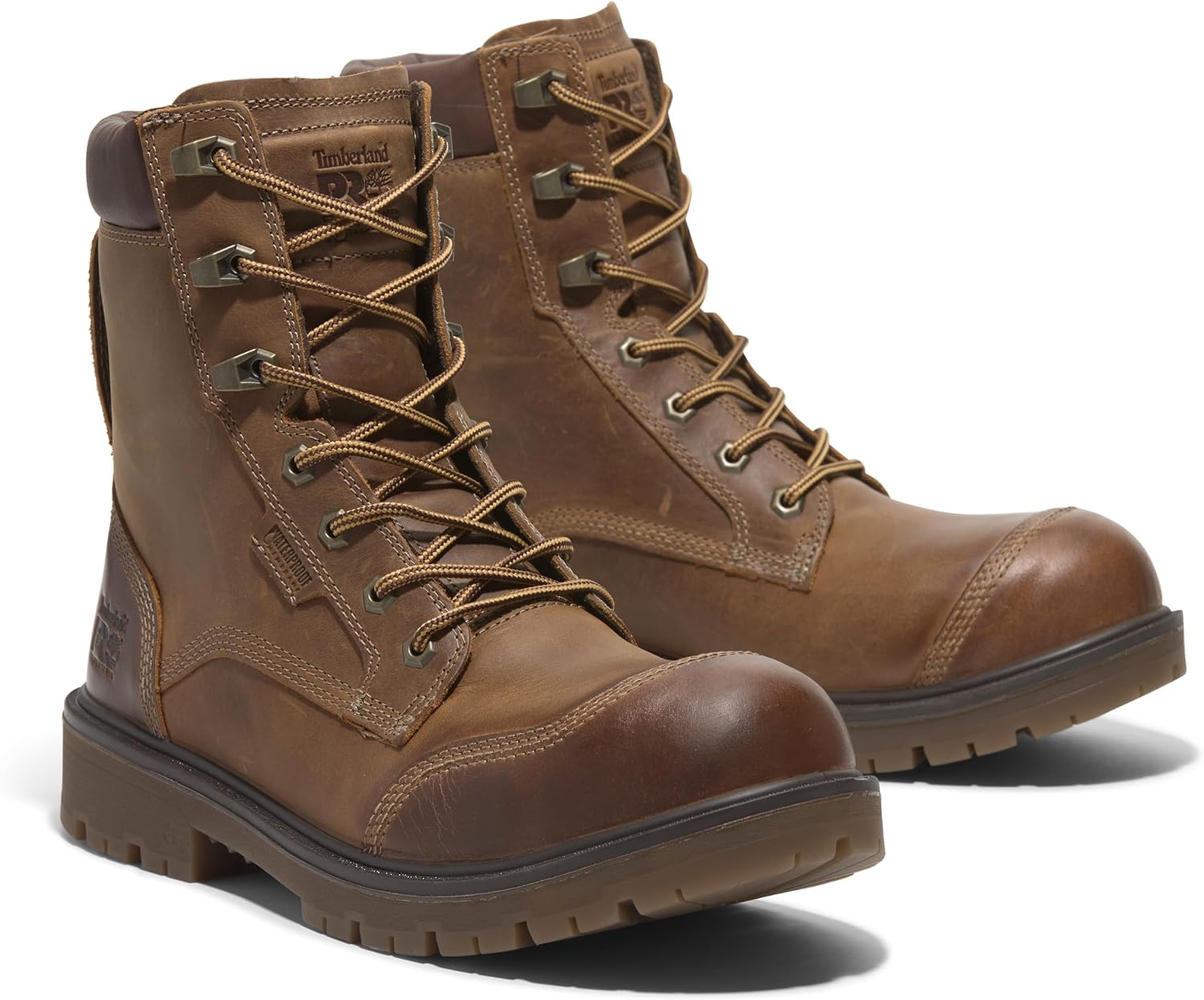 Timberland PRO Whitman 8 Inch Composite Safety Toe Waterproof(Copper Brown V1)