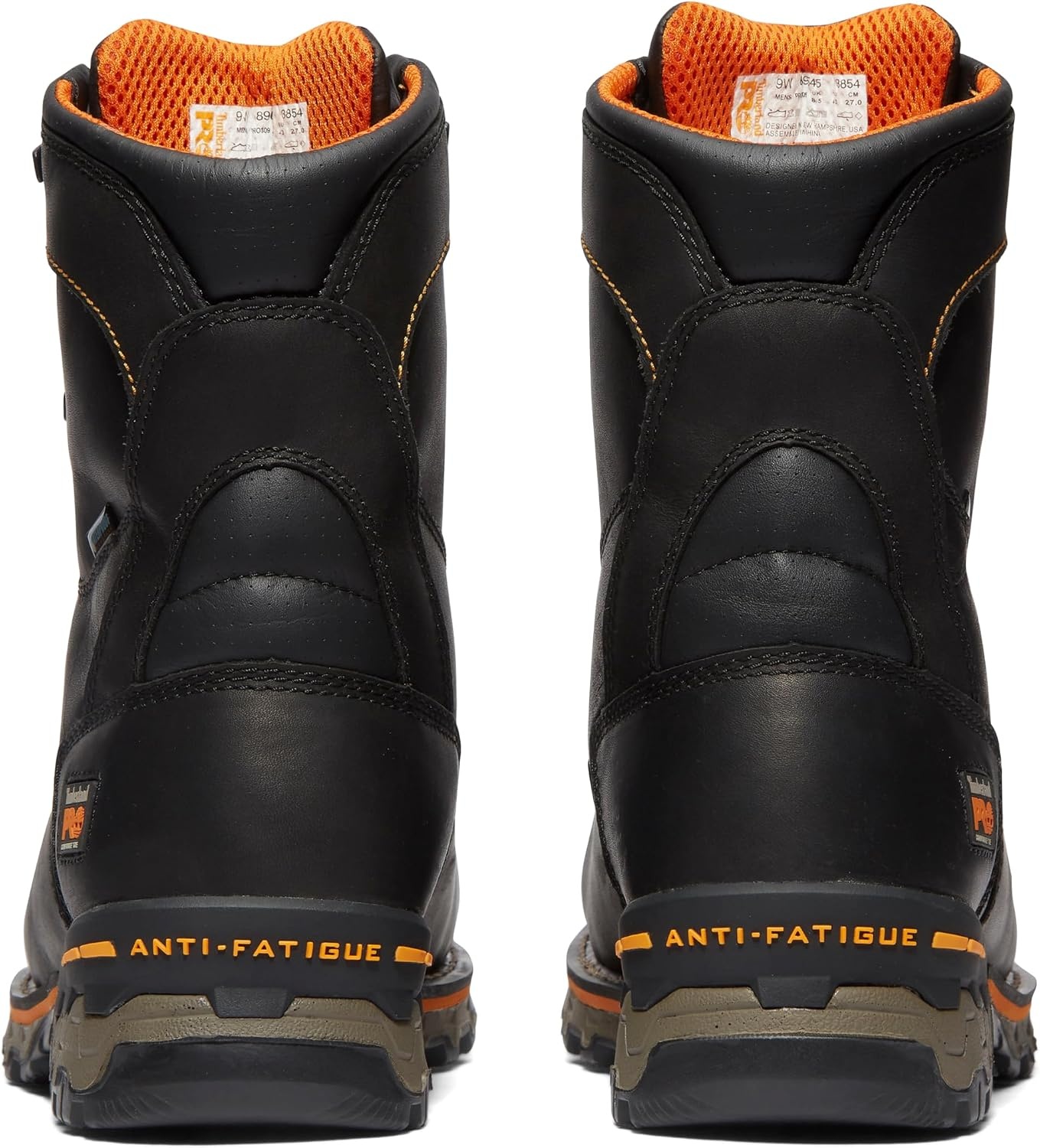 Timberland PRO Men’s Boondock 8″ Composite Toe Puncture Resistant Waterproof Industrial Boot(Black)