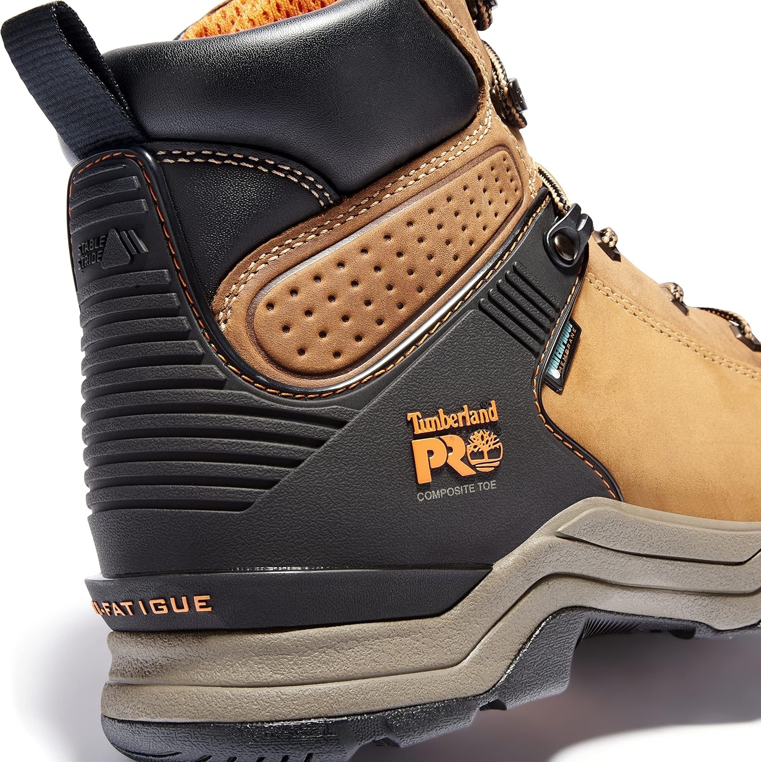 Timberland PRO Men’s Hypercharge 6 Inch Composite Safety Toe Waterproof Industrial Work Boot(Earth Bandit Brown V1)