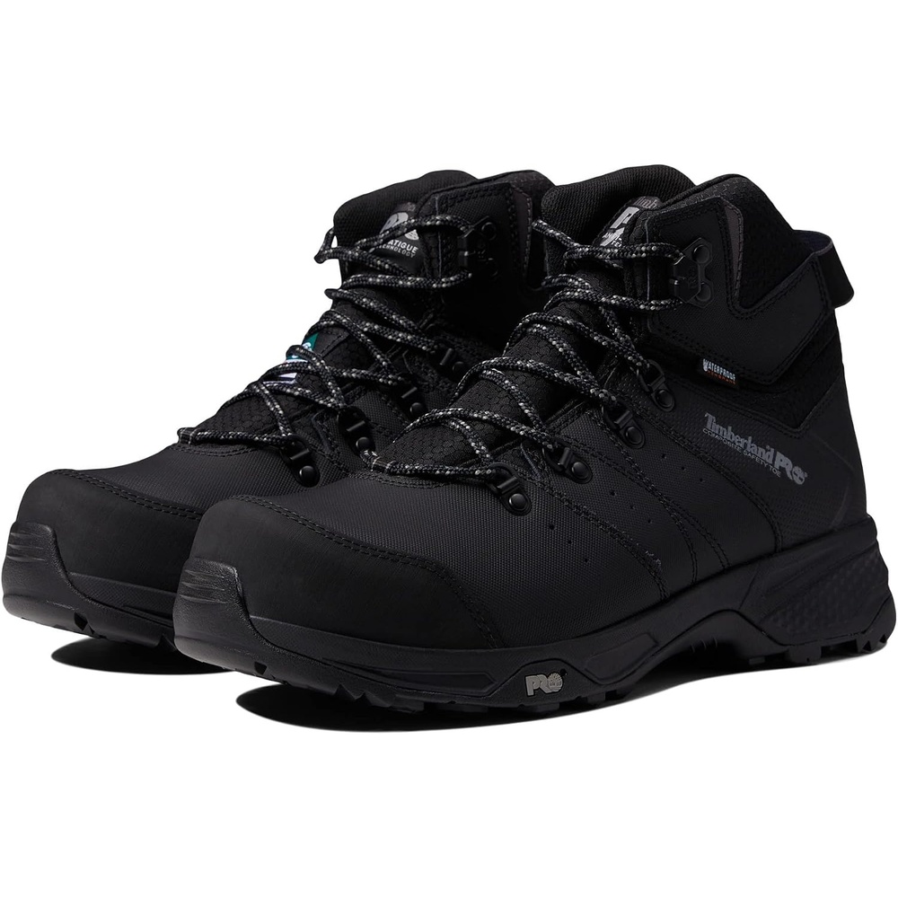 Timberland PRO mens Switchback 6 Inch Composite Safety Toe Waterproof(Black)