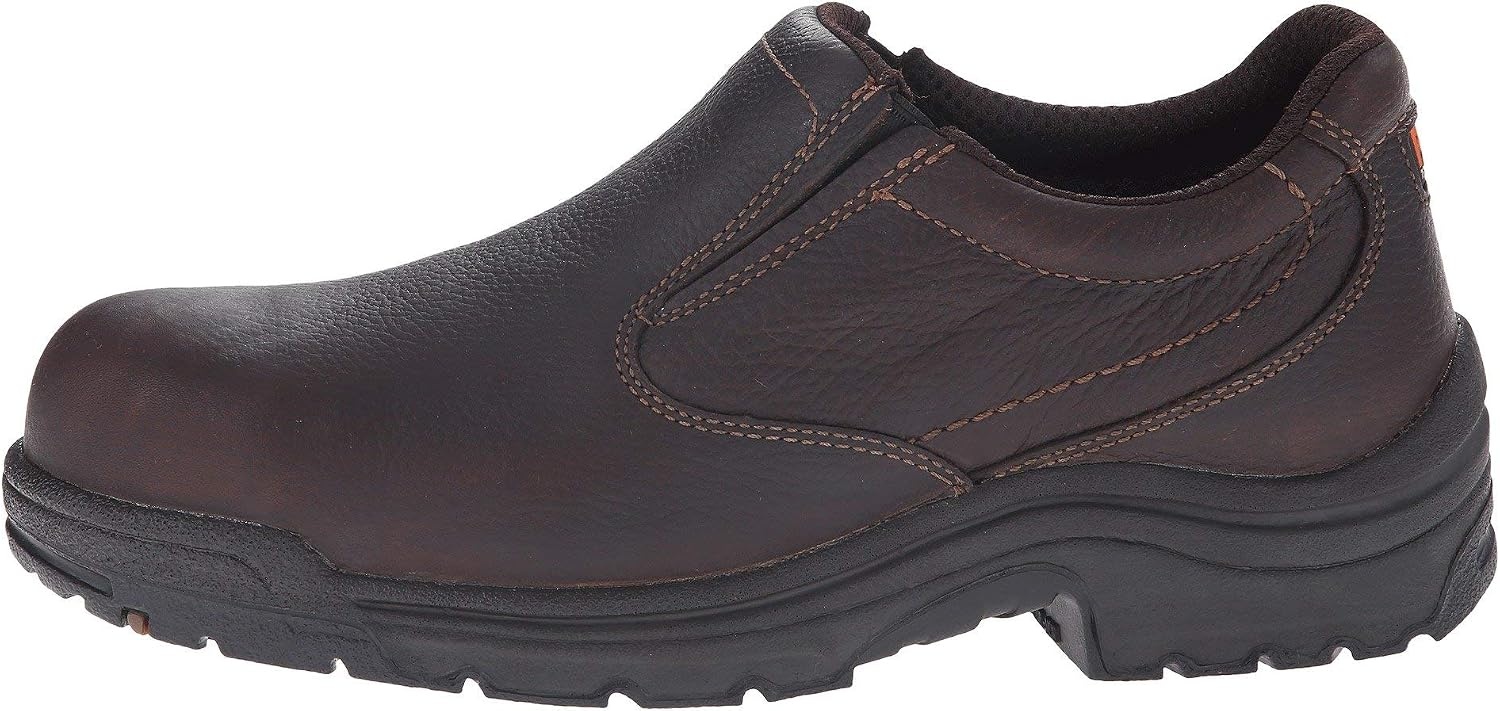 Timberland PRO Men’s Slip-On Shoe(Camel Brown V1)
